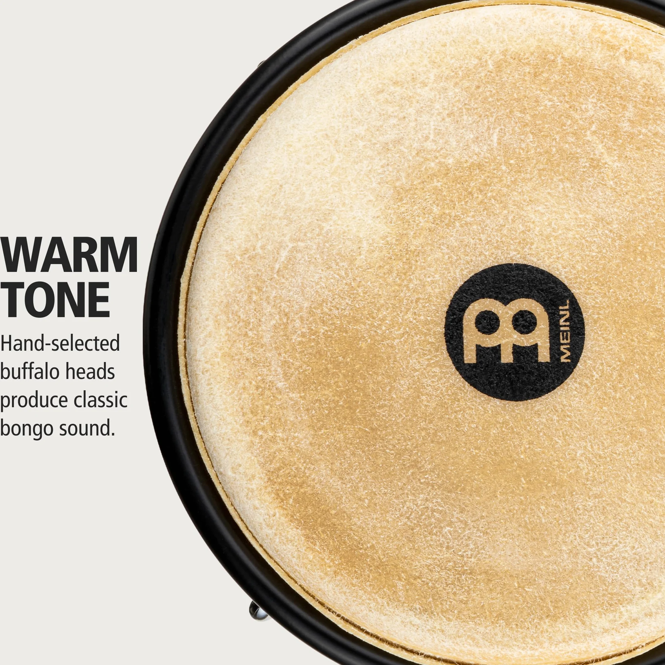 Meinl Percussion HB100NT - Bongos, Marrón, Natural