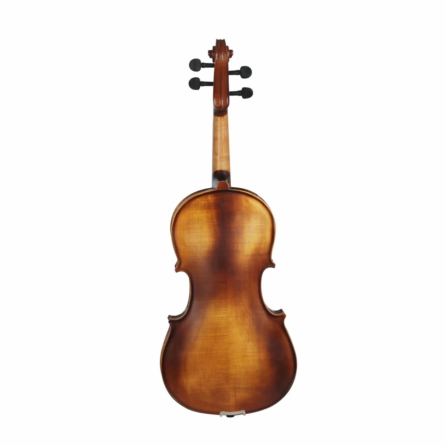 Viola de madera pulida a mano con lazos profesional 4/4 vintage mate para práctica y actuaciones