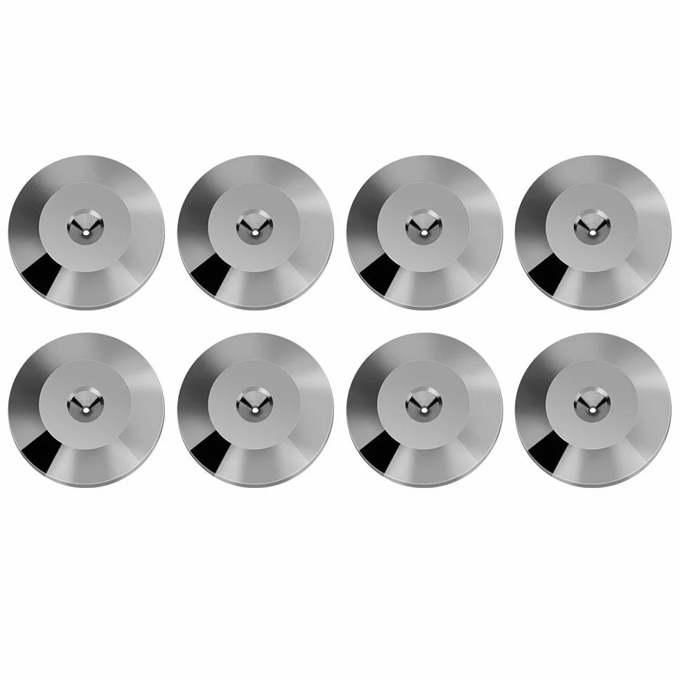 Picos de Altavoz Hakeeta 8PCS Altavoz Subwoofer CD Amplificador Audio Alta fidelidad Placa giratoria Aislador Soporte Pies de Cono Almohadilla Base Color Pistola