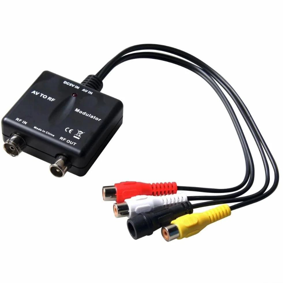 AV al modulador M03 del RF para la frecuencia de funcionamiento del VHF con la conexión coaxial fácil