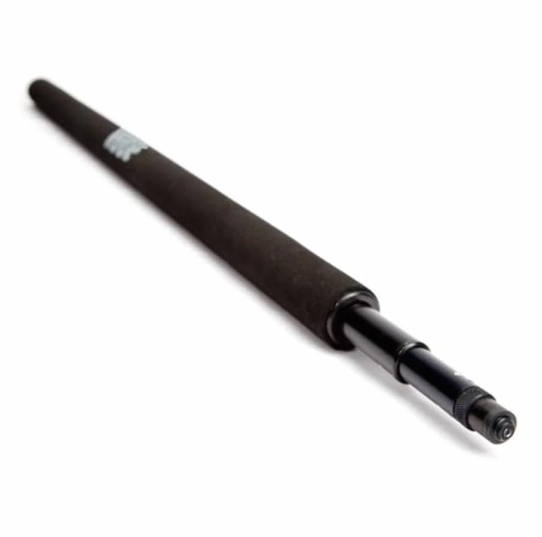 RODE Micro BoomPole - Micrófono telescópico, 2 m + adaptador pivot RODE 3/8" para montaje en trípode o tono