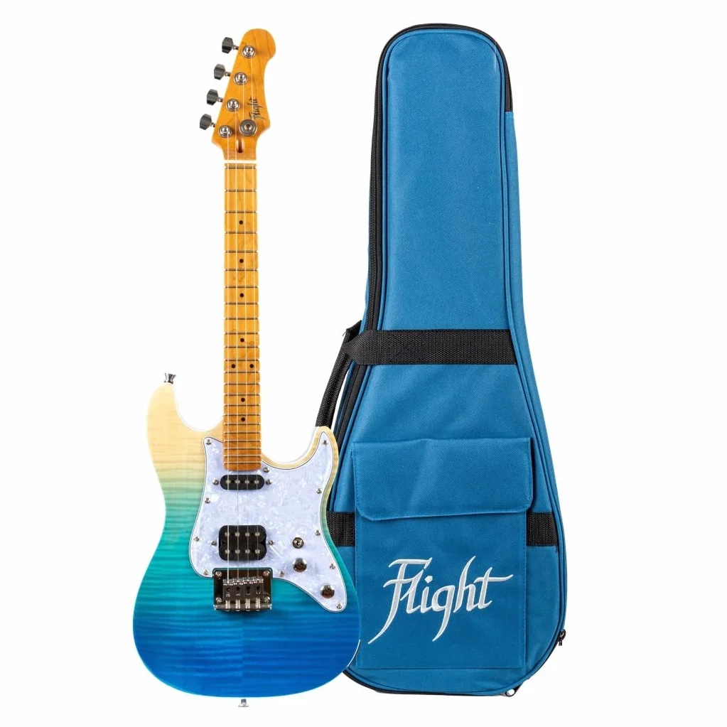 Pathfinder Tenor - Ukelele eléctrico, Color Azul