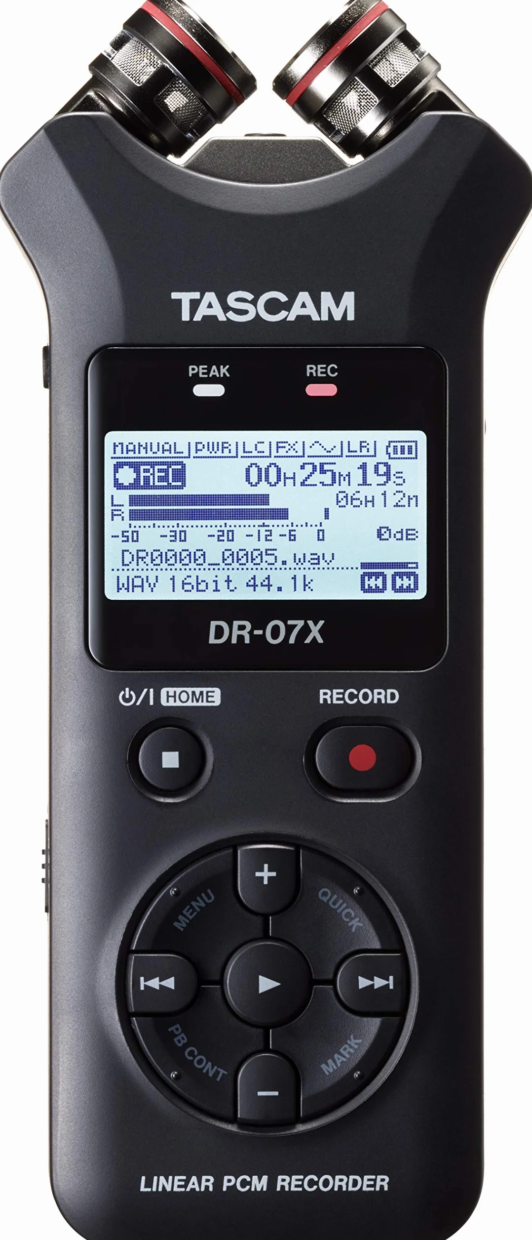 Tascam DR-07X - Grabadora de audio portátil