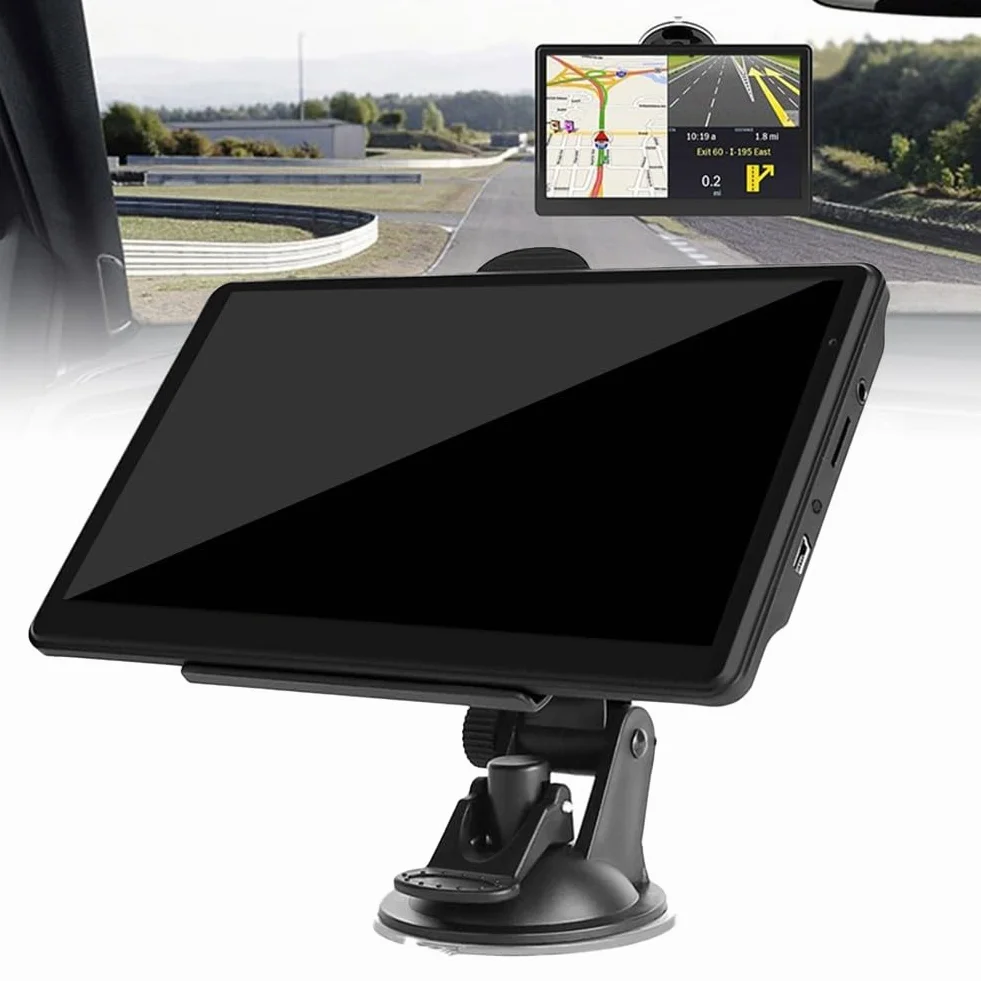 Navegador GPS 7 pulgadas para coches camiones mapas Europa Reino Unido actualizaciones de por vida