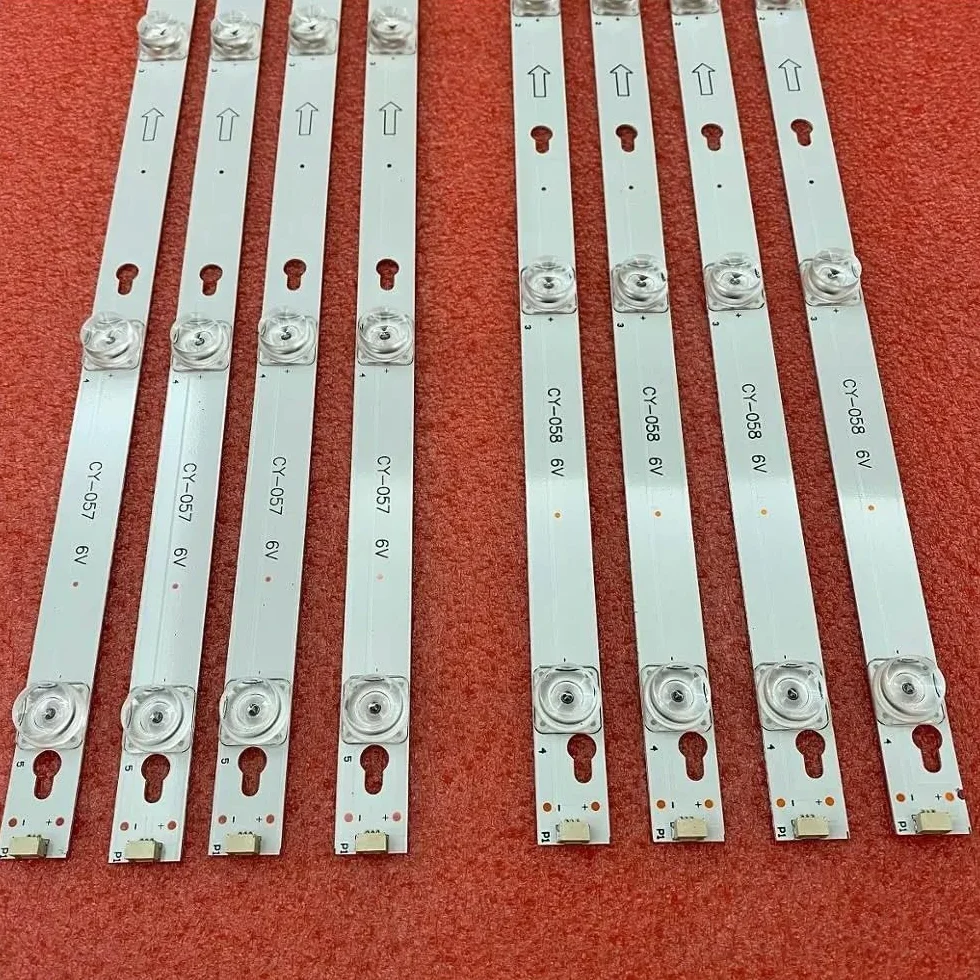 Tira de retroiluminación LED (8) Compatible Fit For Thomson 55UC6306, 55UC6316, 55UC6426, 55UC6326, 55UC6406 y 55D2900