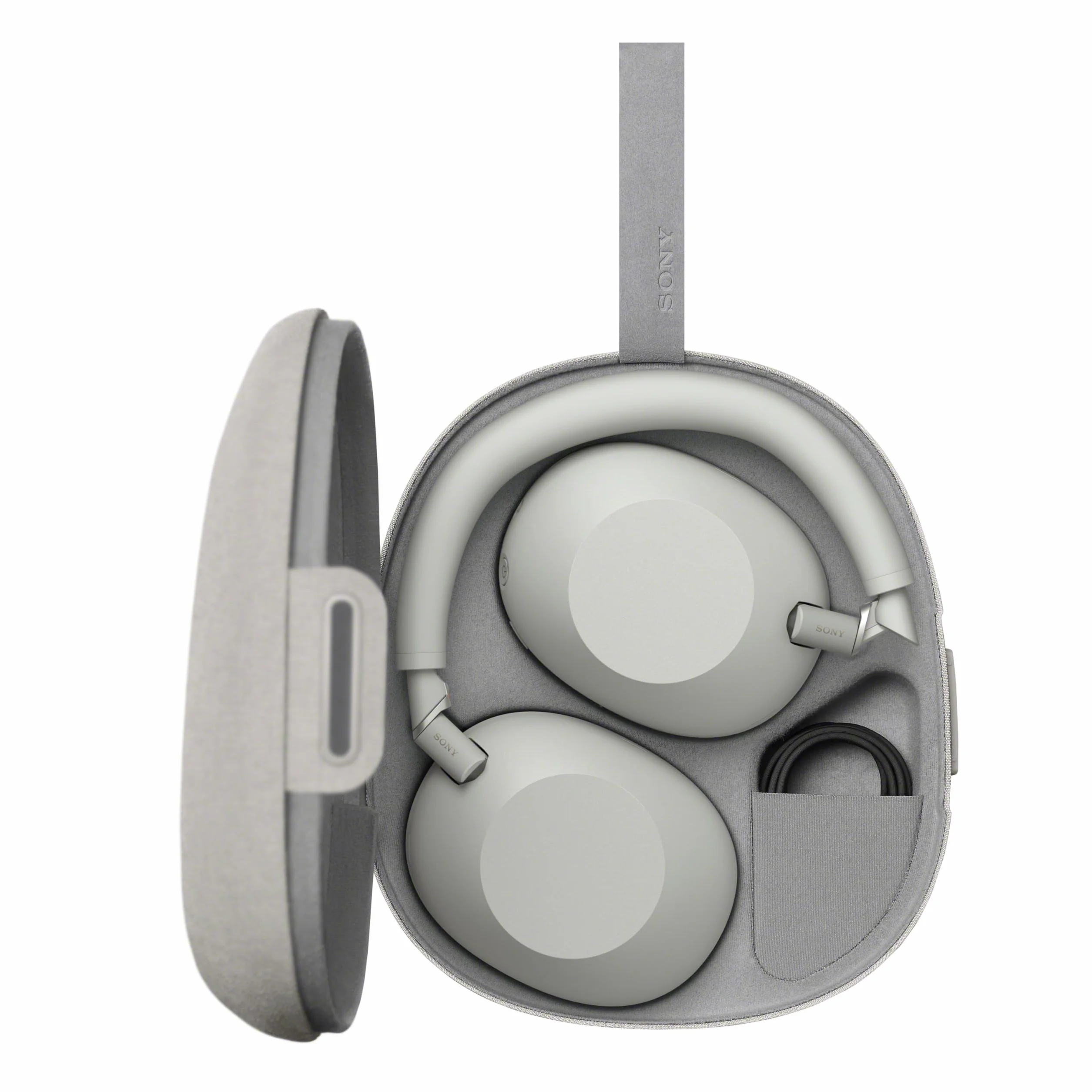 Sony WH-1000XM6 Auriculares Bluetooth inalámbricos con Noise Cancelling, Sonido de Alta resolución, cómodos, diseño Plegable, Estuche Resistente, 30 Horas de batería, iOS y Android - Plata