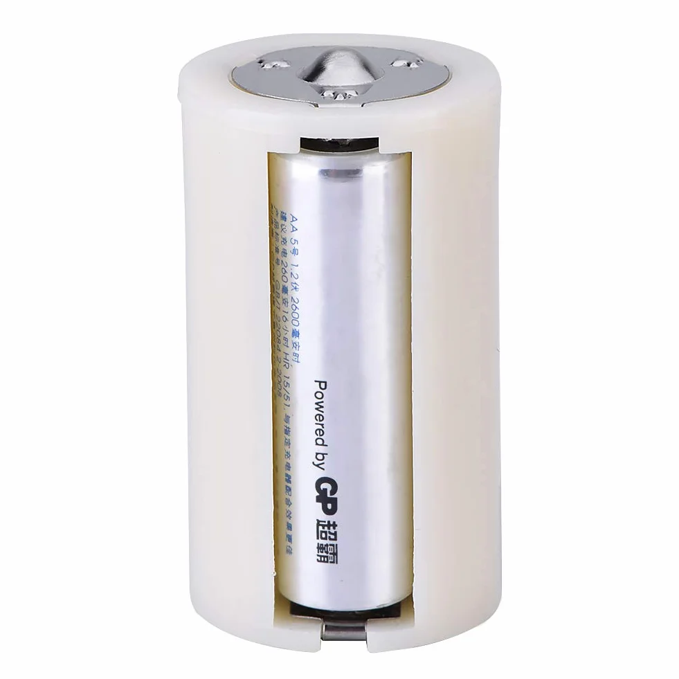 Conversor de batería -5 PCS. 3 x AA a 1 D Tamaño Paralelo Soporte de Batería Adaptador de Conversión Conmutador Conversor Carcasa