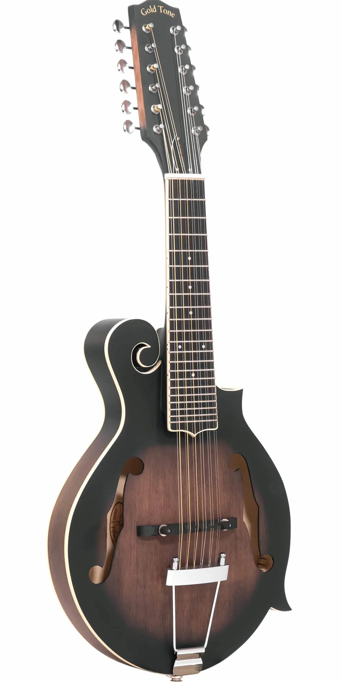 Mandolina para guitarra F-12 F-Style, 12 cuerdas en tono dorado