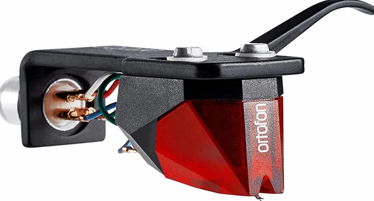 Ortofon 2M Red Cápsula de imán móvil premontado en SH-4 Black | rojo/negro