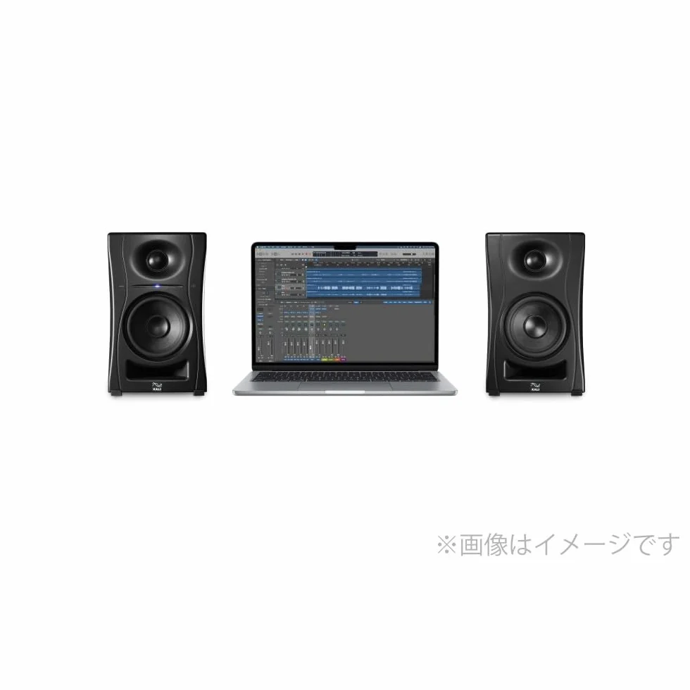 Kali Audio - LP-UNF-EU Par de monitores Ultra cercano biamplificados de 160 vatios, Sistema de Sonido, Monitor de Estudio, Ecualizador de límite, conectividad Hi-Fi con Bluetooth/USB-C,TRS,RCA, Negro