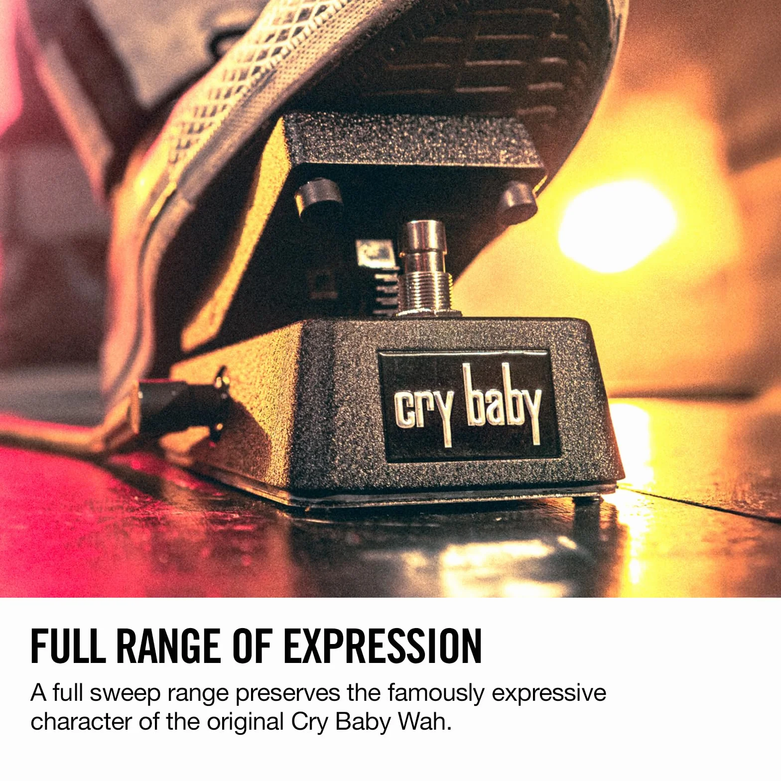 DUNLOP CryBaby Standard MDU pedal de efectos de guitarra CBM95