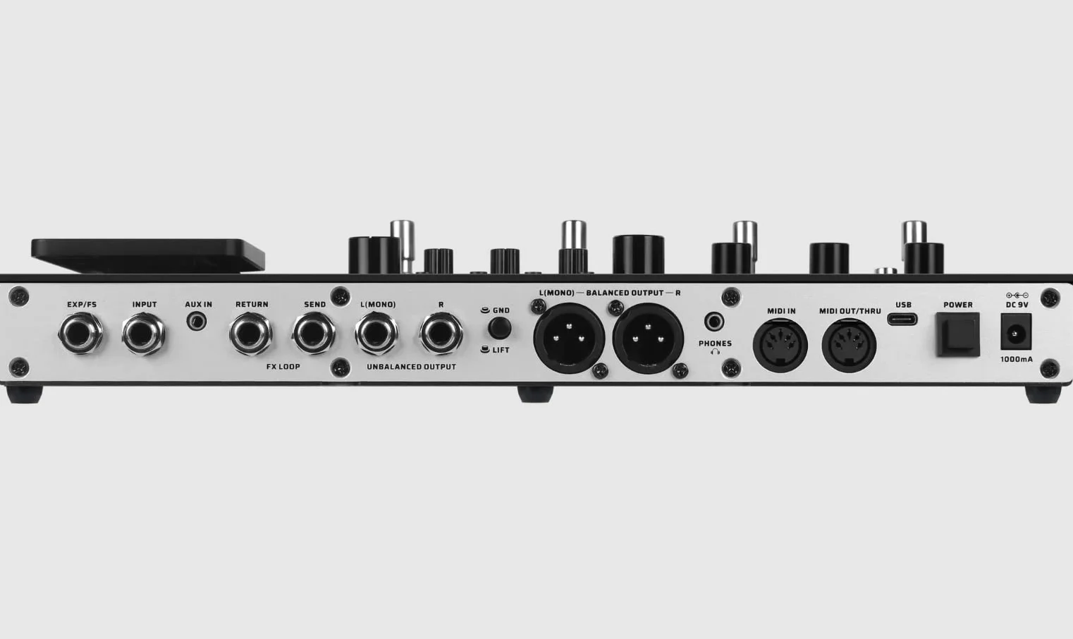VALETON Guitarras Bajo Pedal de Efectos Multi-Efectos Procesador Guitarras Bajo Modeling IR Gabinets Simulación con FX Loop MIDI I/O Expression Pedal estéreo OTG USB (GP-200R + Bag)