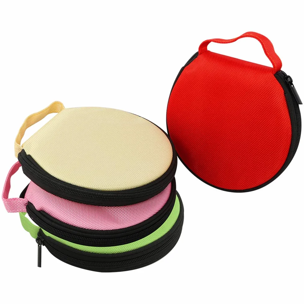 Uposao Funda Portátil para Reproductor de CD (20 Capacidades) - Organizador de CD/DVD para Coche - Oxford