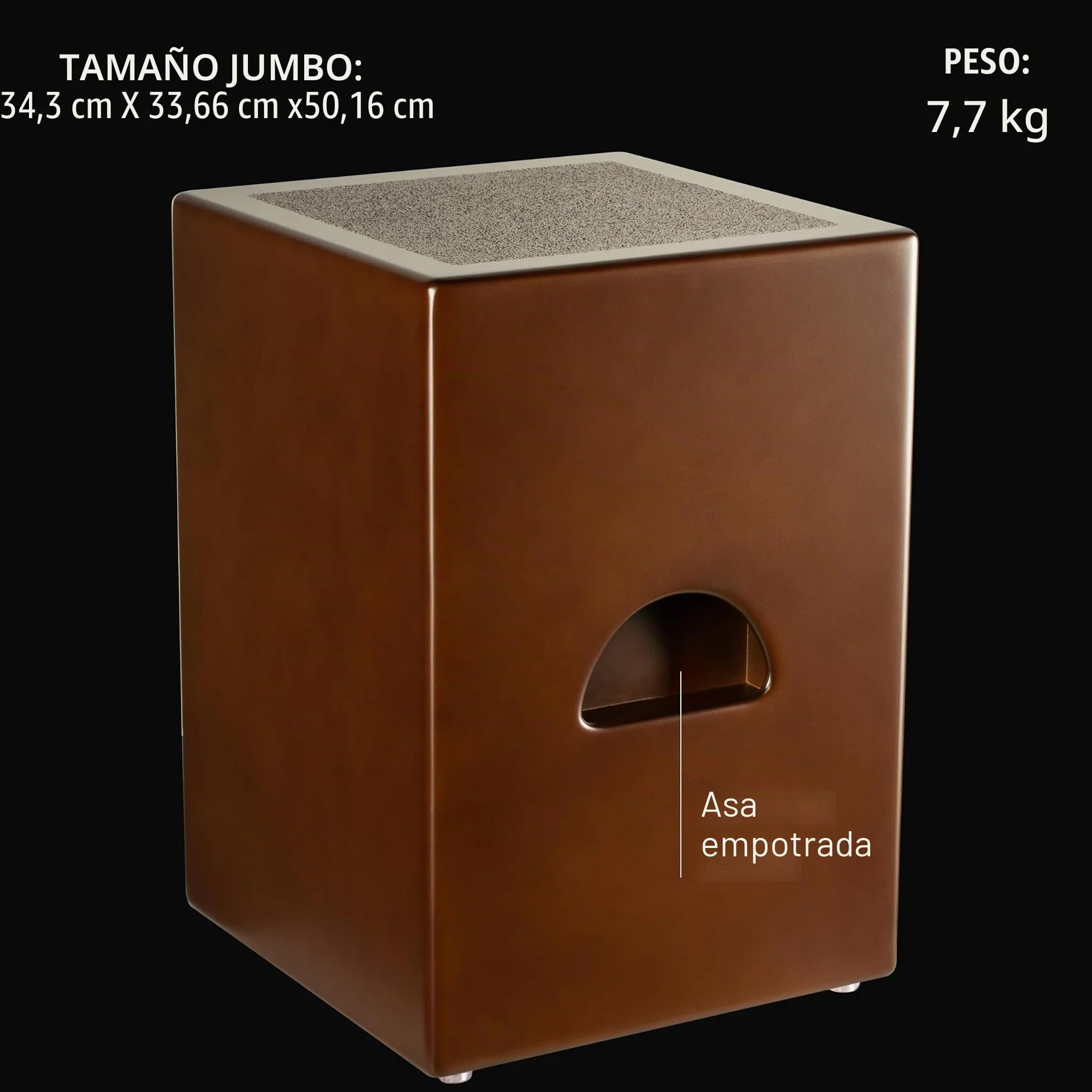 Meinl Percussion - Cajon flamenco, Madera de nogal