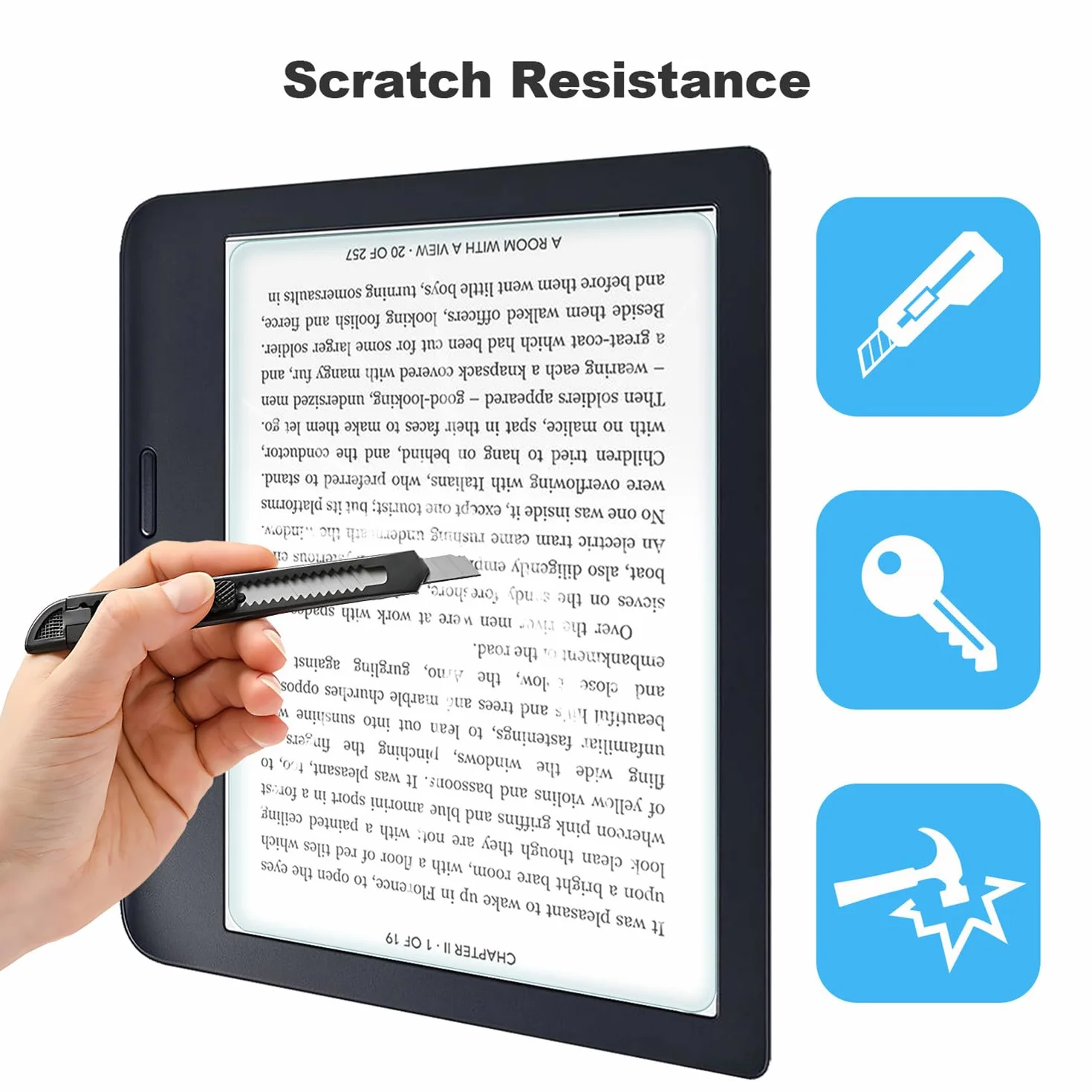 Vidrio templado KOBO Libra 2 protector de pantalla HD transparente