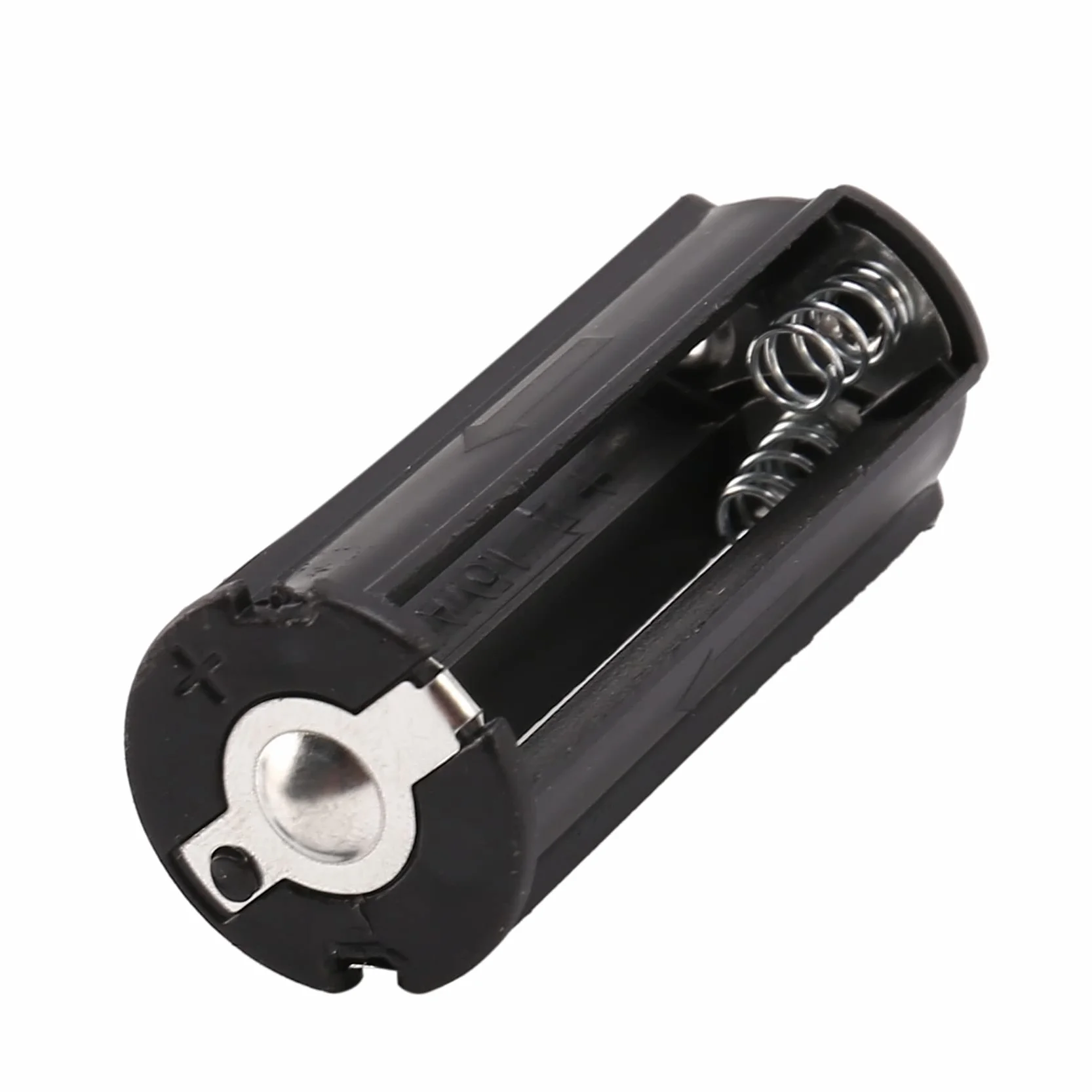 2 piezas negro soporte para batería 3 x 1,5 V AAA pilas antorcha