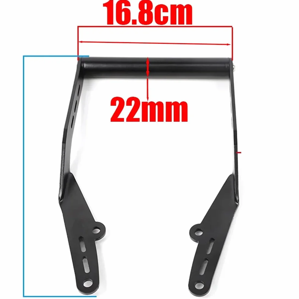 Soporte de expansión para Motocicleta de 22 mm para teléfono móvil y navegador GPS, Compatible con KOVE 800X Rally COLOVE 800 X ADV Adventure Pro