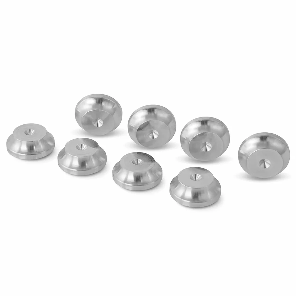 Almohadillas para altavoces de 20 mm, aluminio sólido, amortiguadores de vibraciones HiFi