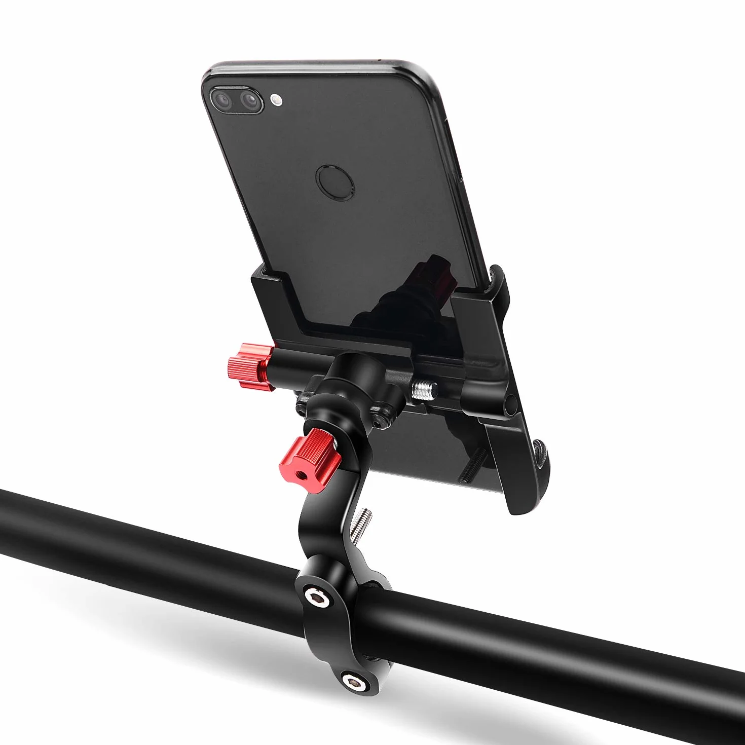 Soporte de Bicicleta de Aluminio Ajustable 360° Compatible con iPhone y Samsung
