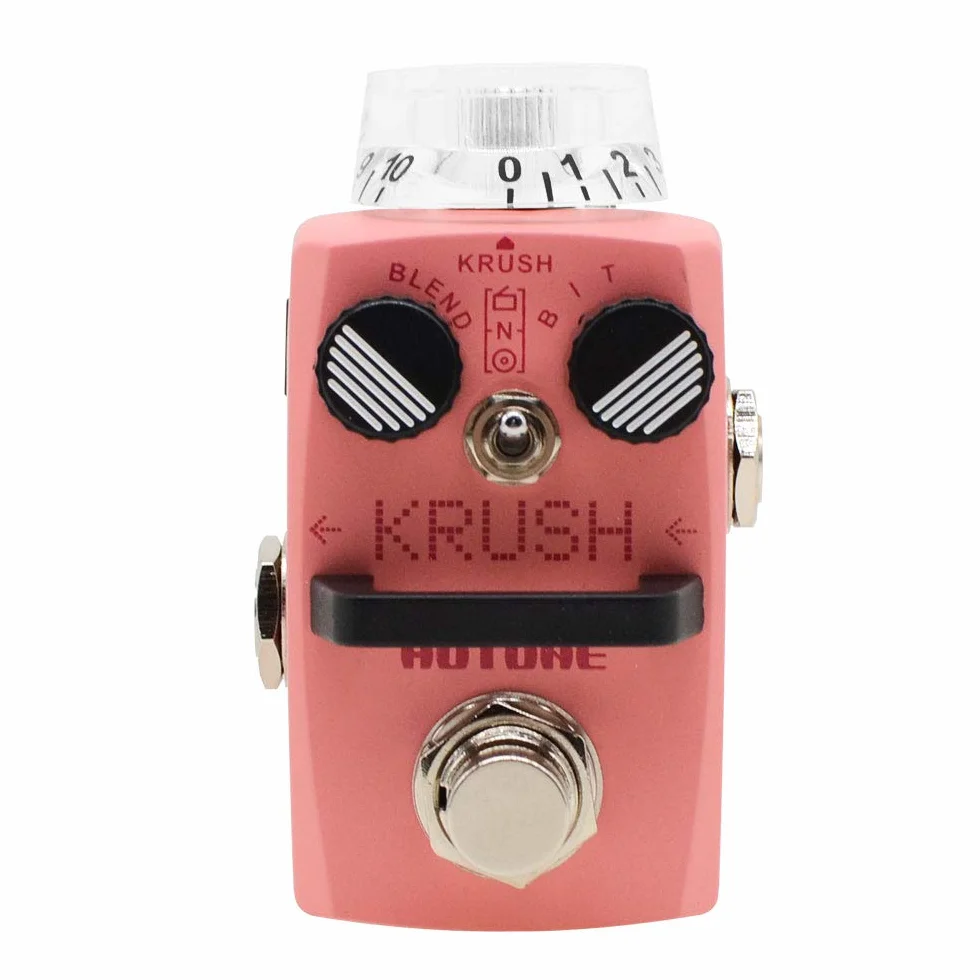 Hotone Skyline Krush Bitcrush Digital Bitcrusher Frecuencia de muestreo Reductor de muestra Guitarra Bajo Sintetizador Sintetizador Pedal de efectos LoFi