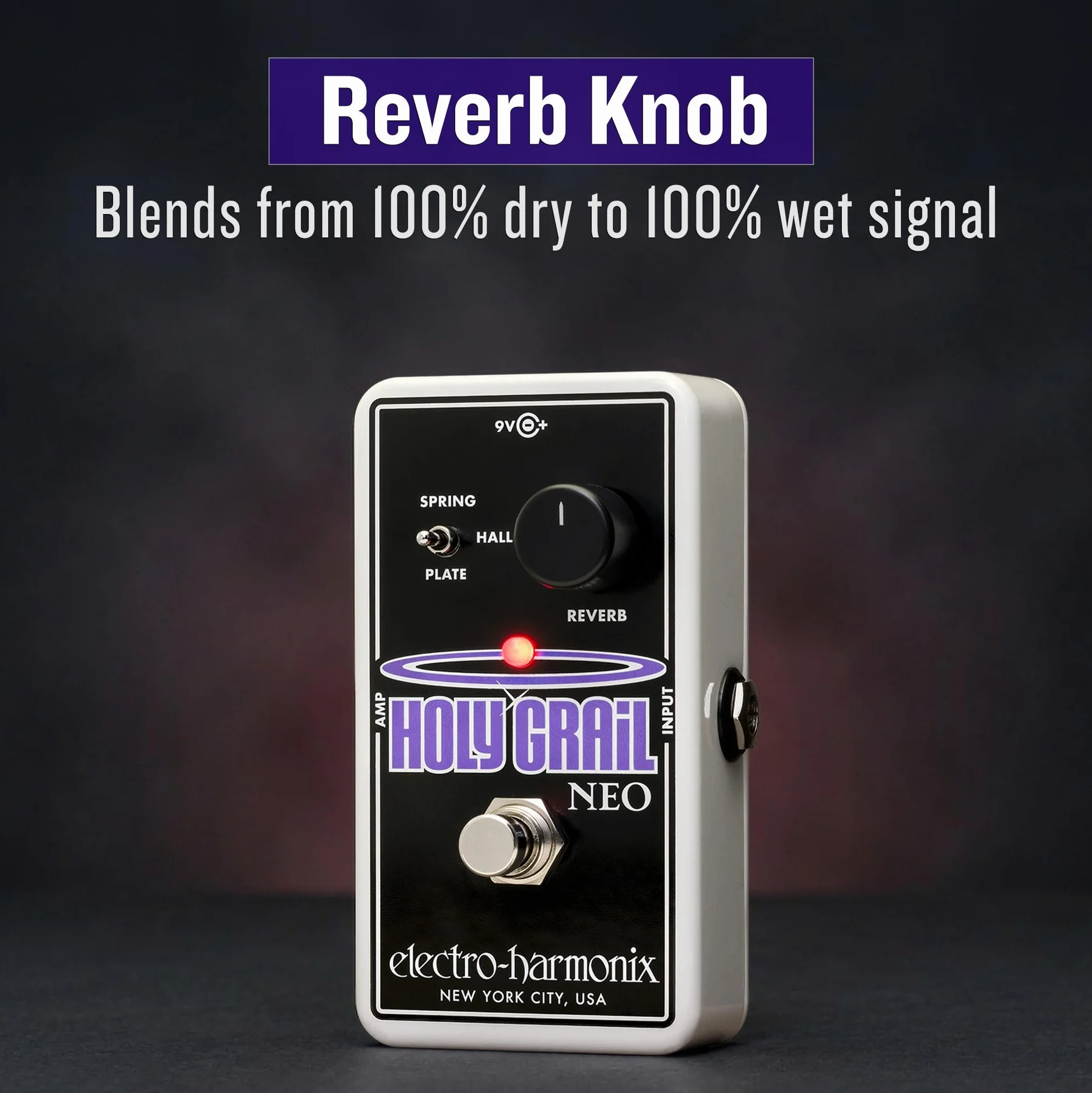 Electro-Harmonix 665226 efecto de guitarra eléctrica con sintetizador Filtro Holy Grail Neo