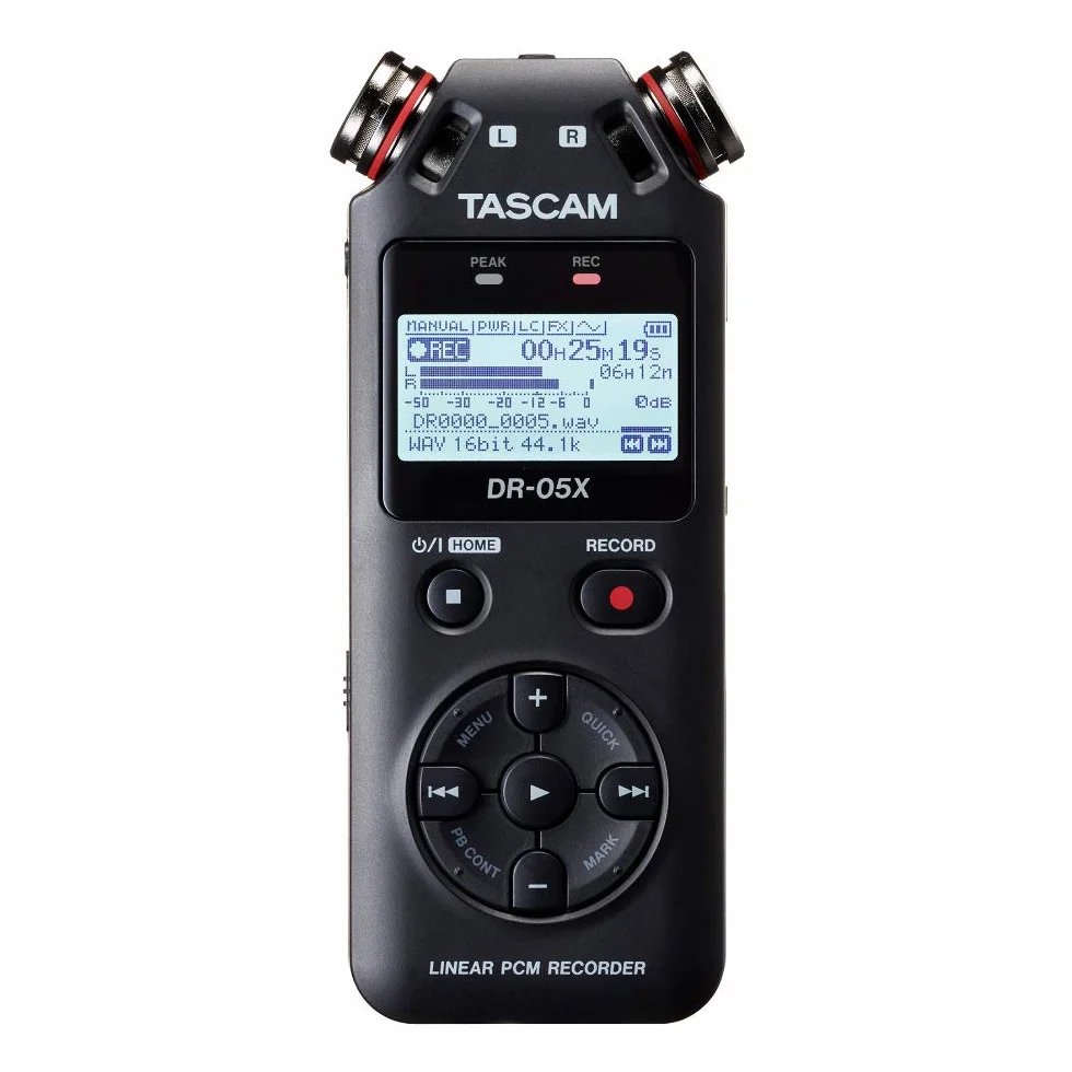 Tascam DR-05X - Grabador de vídeo Digital con Interfaz de Audio USB