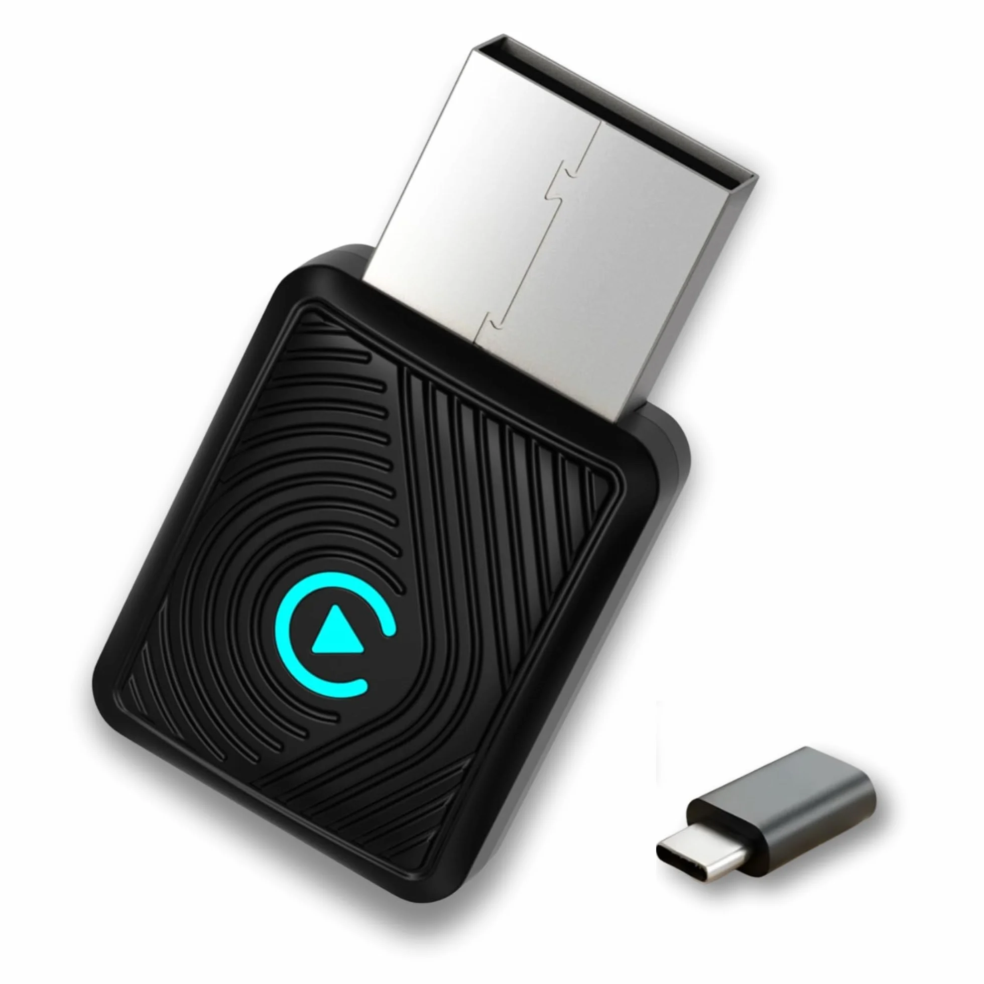 Adaptador CarPlay Inalámbrico y Android Auto 2 en 1 - WiFi 6 5GHz Mini USB Convierte Cable a Inalámbrico - Plug & Play Conexión Rápida 9s para iPhone iOS 10+ Android 11+ Coches 2016+