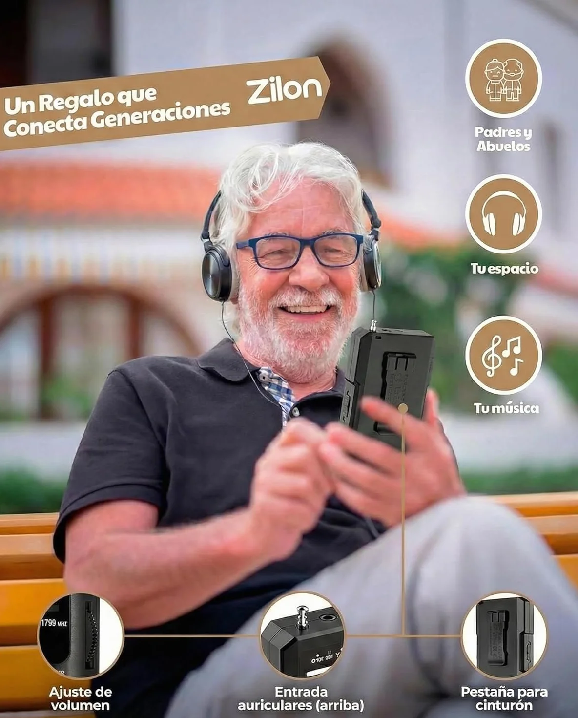 ZILON Transistor Radio a Pilas Pequeña Portatil Analogica Kit Emergencia FM Am Entrada Auriculares de Bolsillo Simple Personas Mayores Numeros Grandes para Facil Vision Muy Potente AA - MASVENDIDA