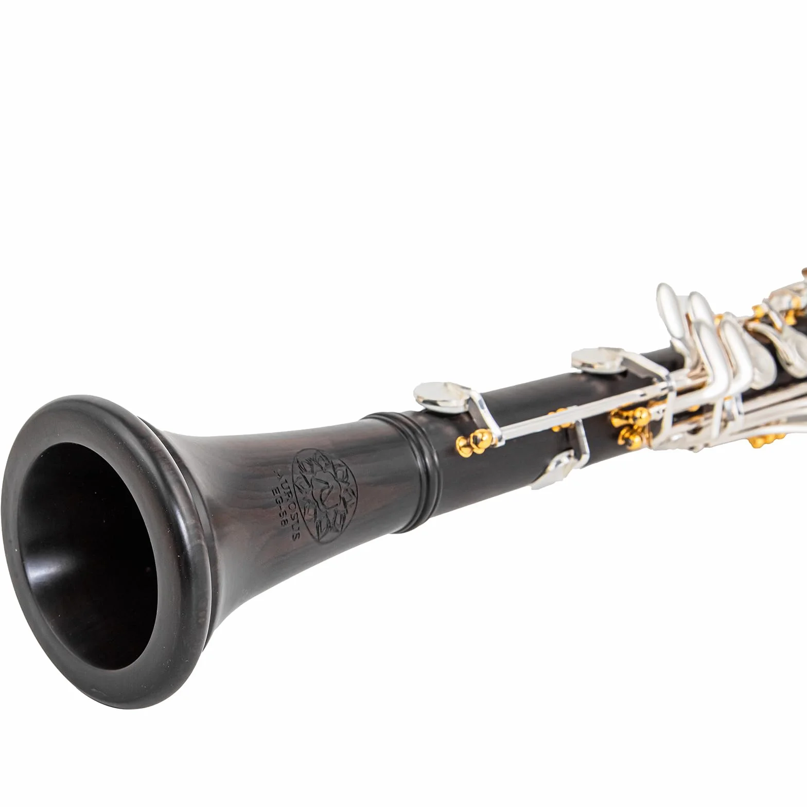 Mecanismo de meseta EG-S - Agujeros cubiertos, 17 teclas, 18 teclas, cuerpo de ébano chapado en plata, clarinetes para jugar al aire libre en invierno para jugadores con manos muy pequeñas