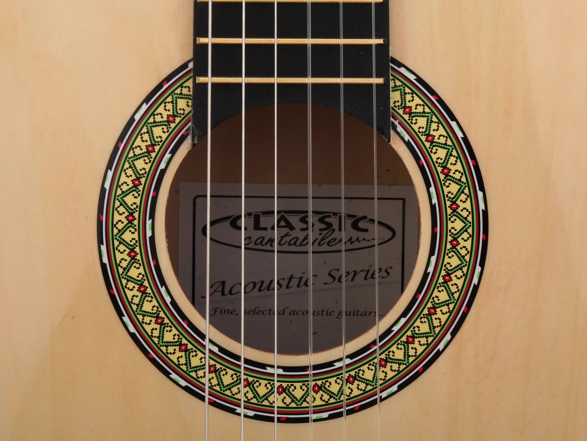 Classic Cantabile AS-851 4/4 Guitarra Clásica Conjunto Inicial (Set Completo Para Principiantes con Guitarra Clásica, Funda Gigbag, Cuerdas de Nylon, Libro/Curso, 3 Púas y Silbato Afinador)