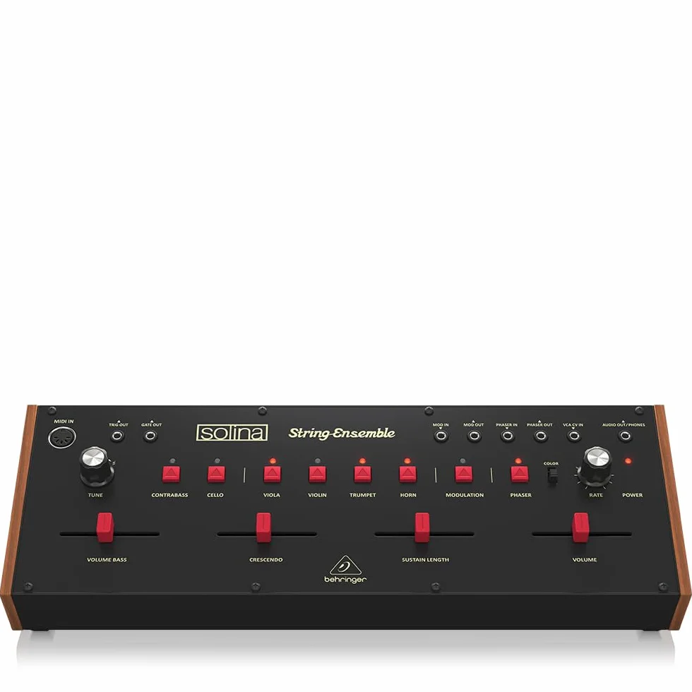Behringer SOLINA STRING ENSEMBLE - Sintetizador de cuerdas analógico clásico con polifonía de 49 voces, BBD