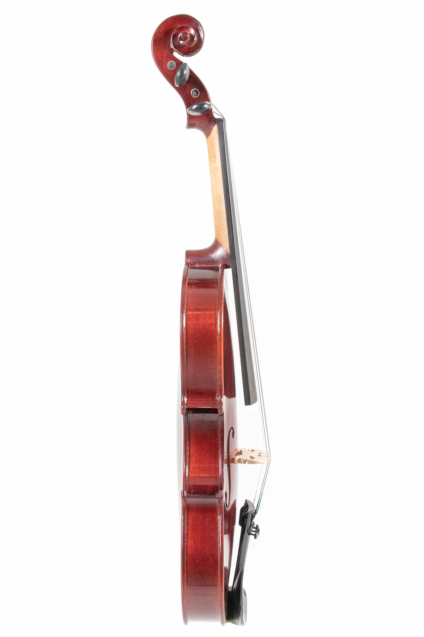 GEWApure Violin Set HW Madera dura 1/16 Montado con Barbada, Cordal con microafinador, Arco, Resina, Estuche con Bandolera