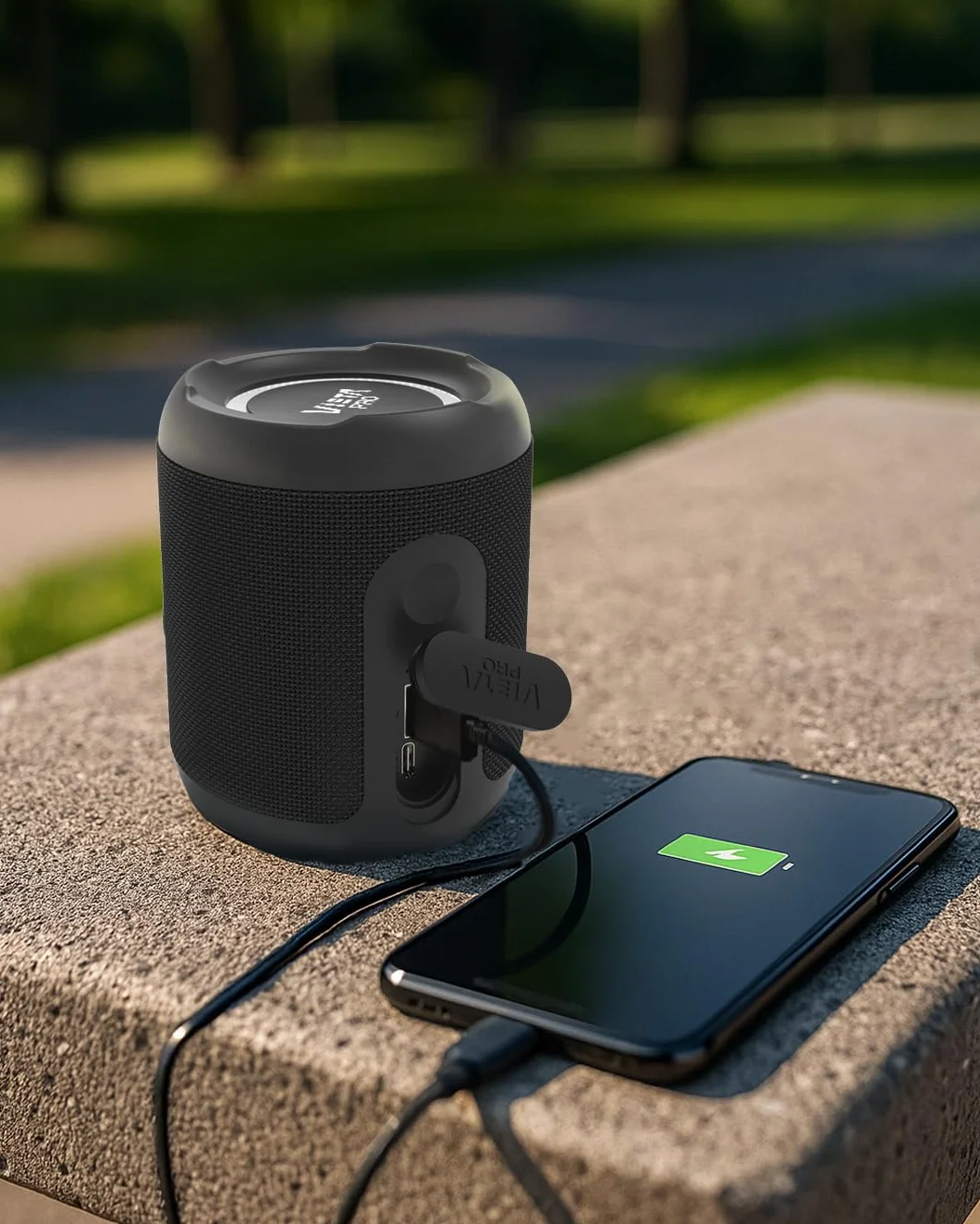 Vieta Pro Easy 4 Altavoz Bluetooth 25W Portátil Impermeable IPX7 con Luces RGB