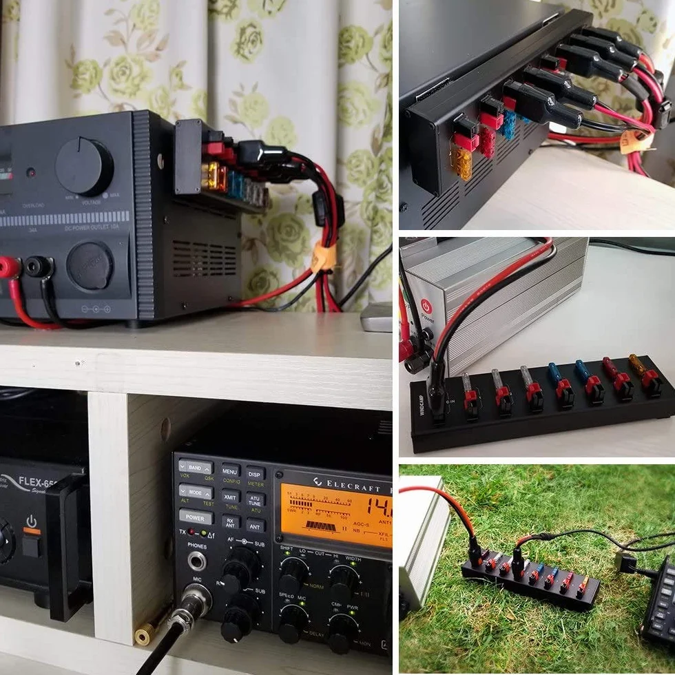 GTIWUNG 12Pcs Conector de Batería para batería conexión rápida 30A Conectores de alimentación modulares déconnexion rápido