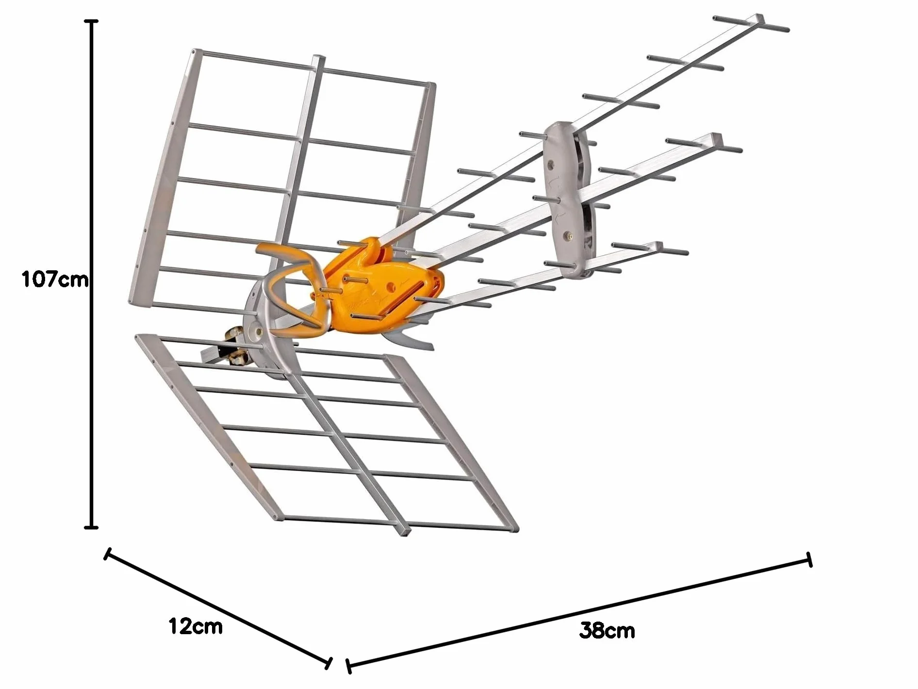TELEVES Antena DAT BOSS UHF con 45 dB de ganancia