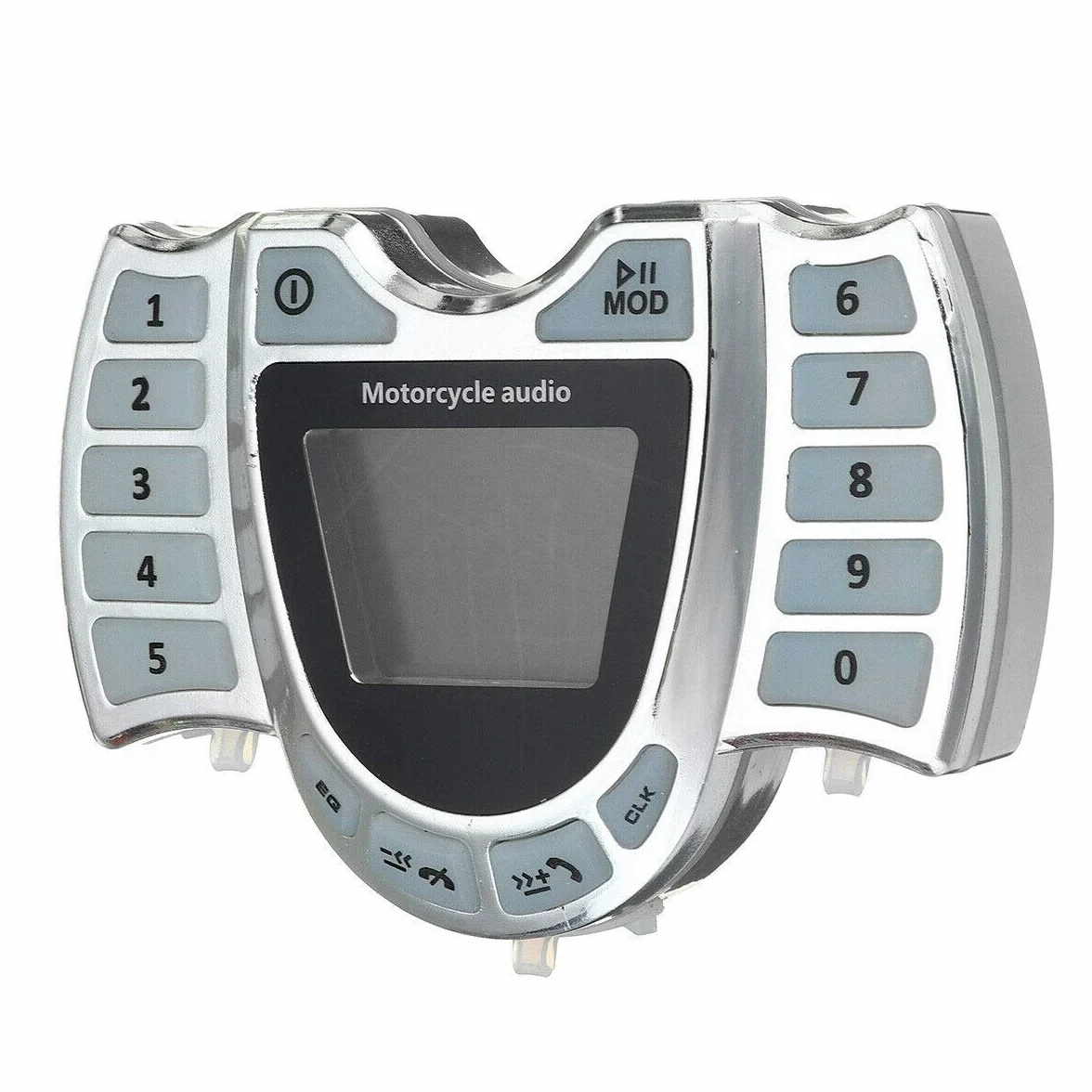 Altavoces estéreo inalámbricos Bluetooth para motocicleta, reproductor MP3, impermeable, audio FM para moto, bicicleta, ATV, UTV