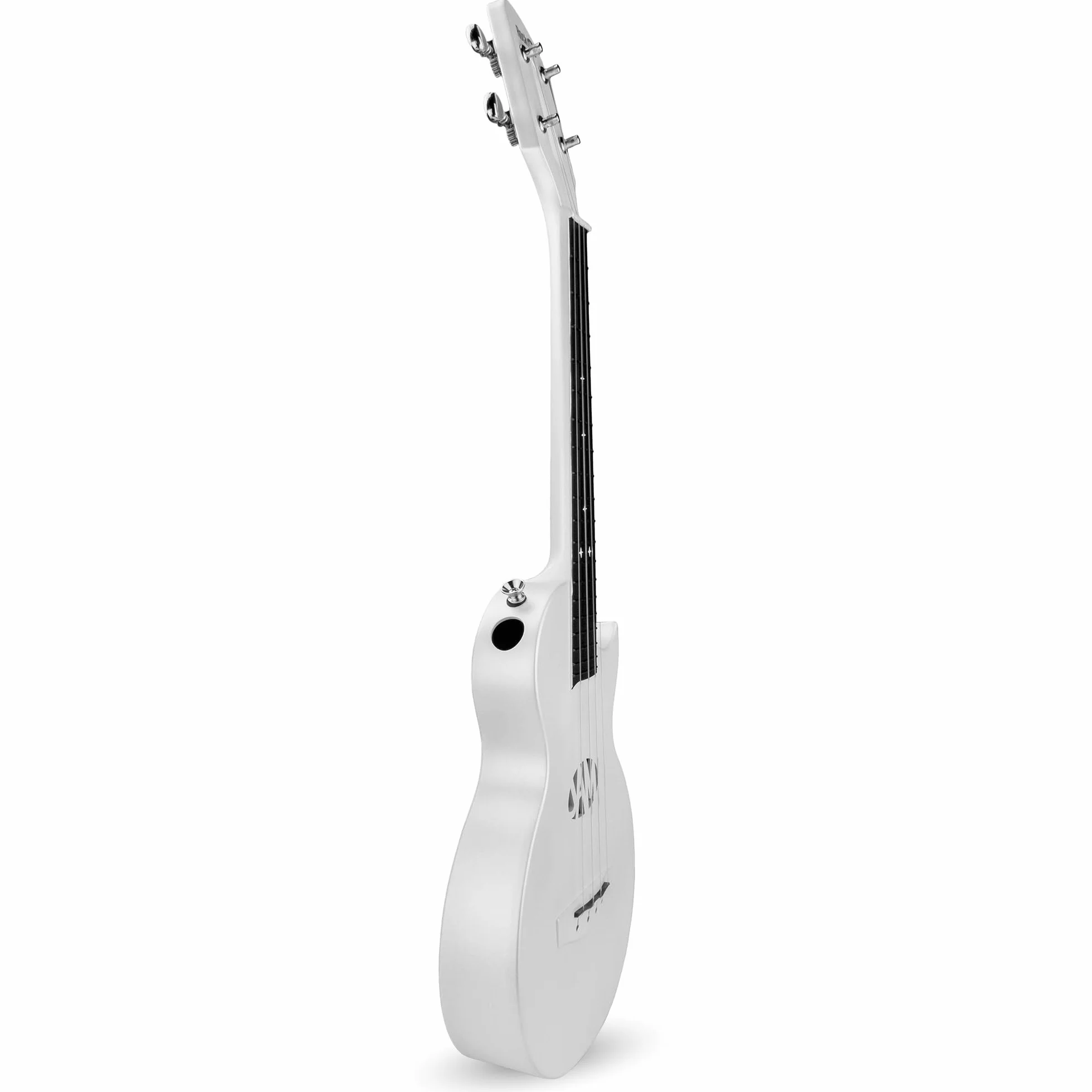Ukelele RockJam de fibra de carbono con estuche, cejilla y correa
