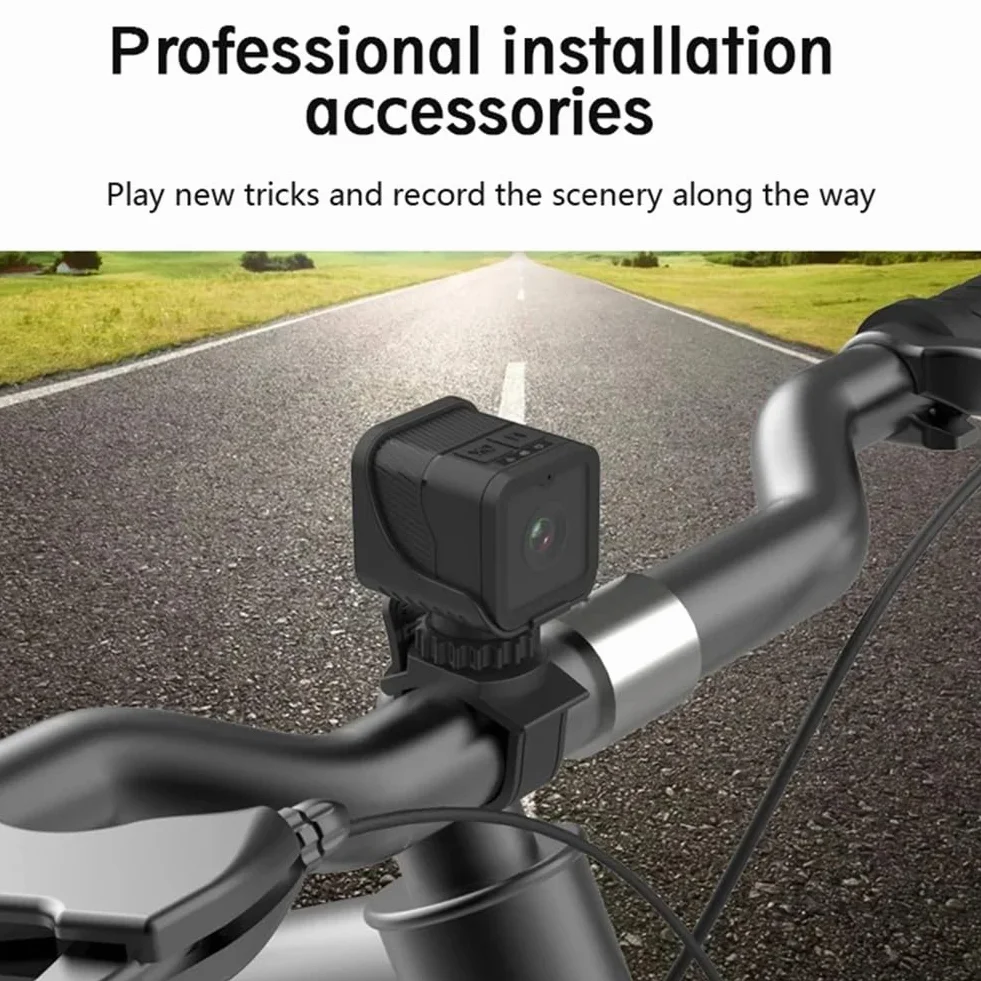 CáMara Deportiva WiFi HD 1080P con Punto de Acceso Mini CáMara PortáTil Impermeable Motocicleta Bicicleta Grabadora de ConduccióN Movimiento DV
