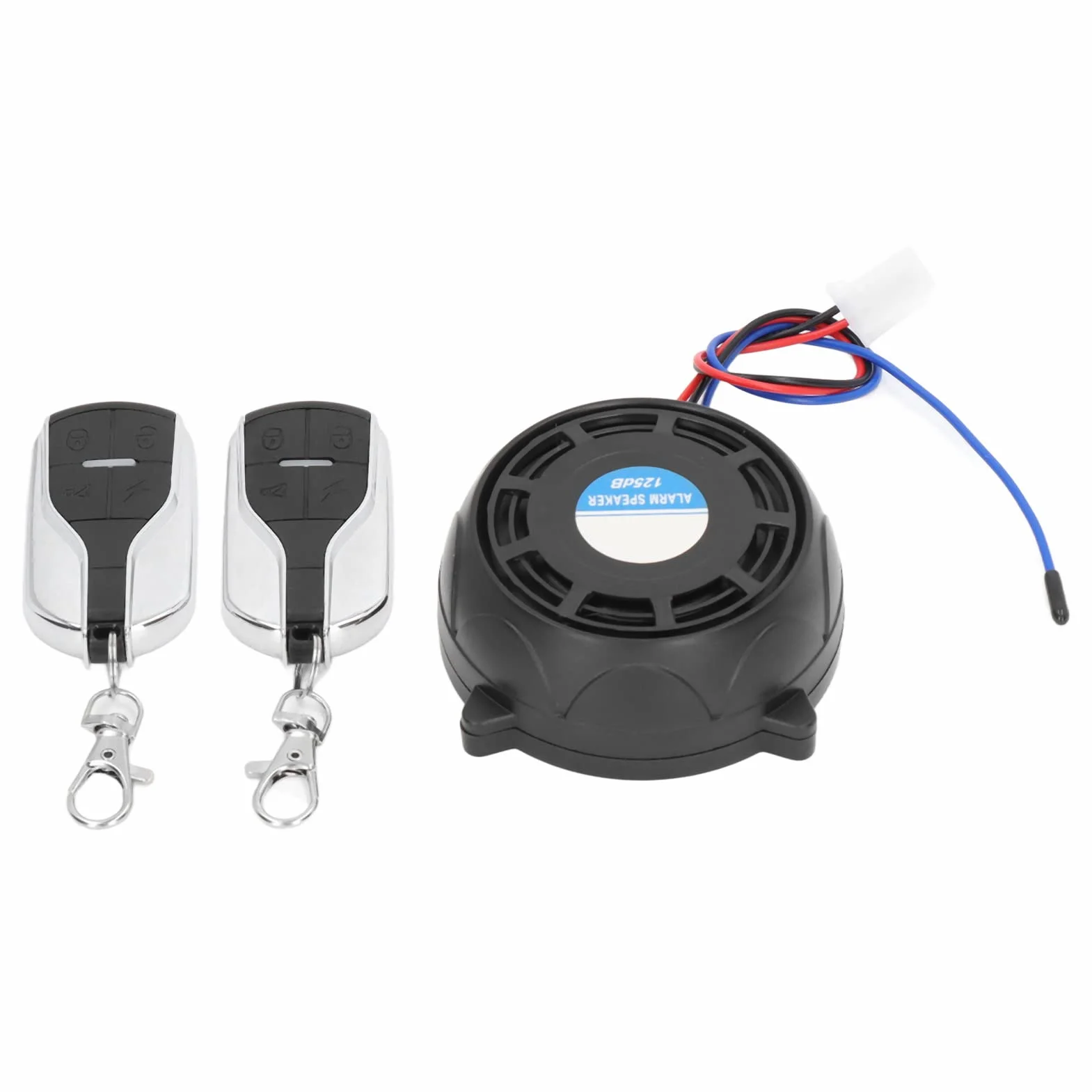 Dispositivo Antirrobo para Motocicletas, Sonido Fuerte Inalámbrico 150 M Alcance 2 Control Remoto de Alarma Universal para Motocicletas 12V para Vehículos Todoterreno