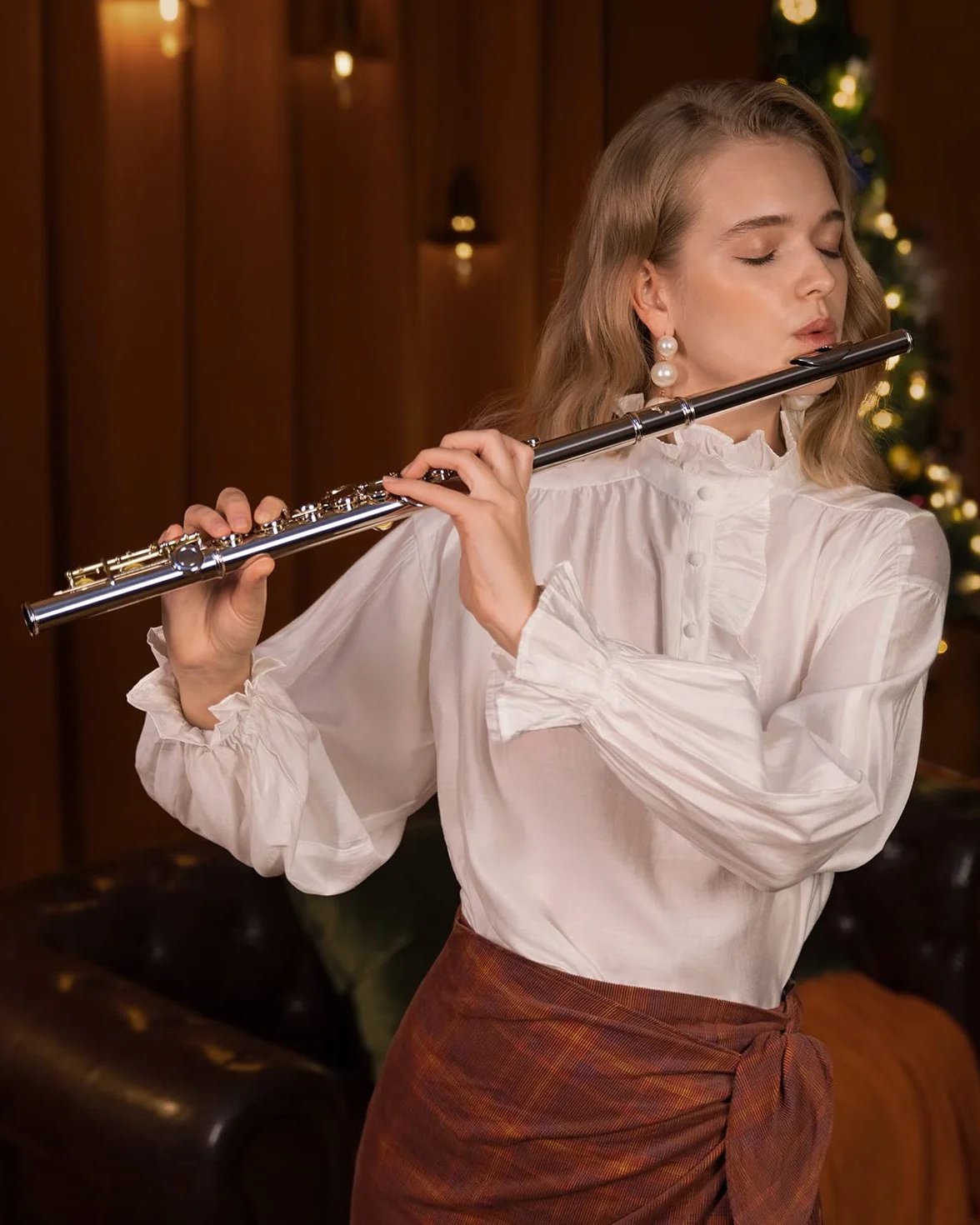 Eastar EFL-1 16 Keys Flute Nickel Plated Close Hole
