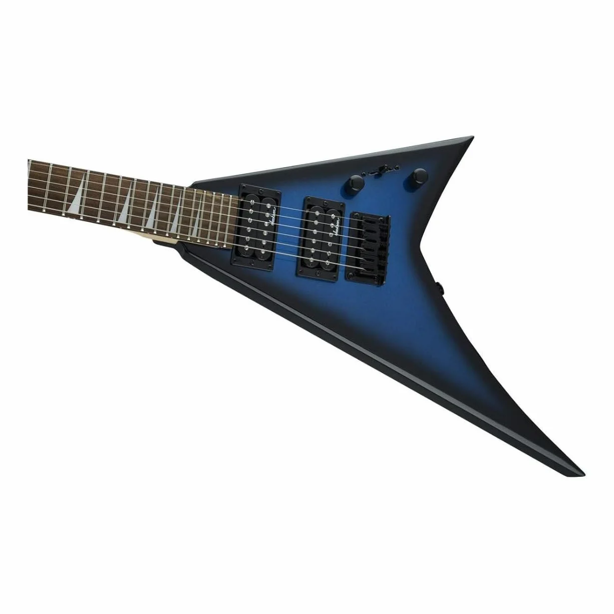 Jackson JS Series RR Minion JS1X Electric Guitar, Amaranth Fingerboard, Metallic Blue Burst