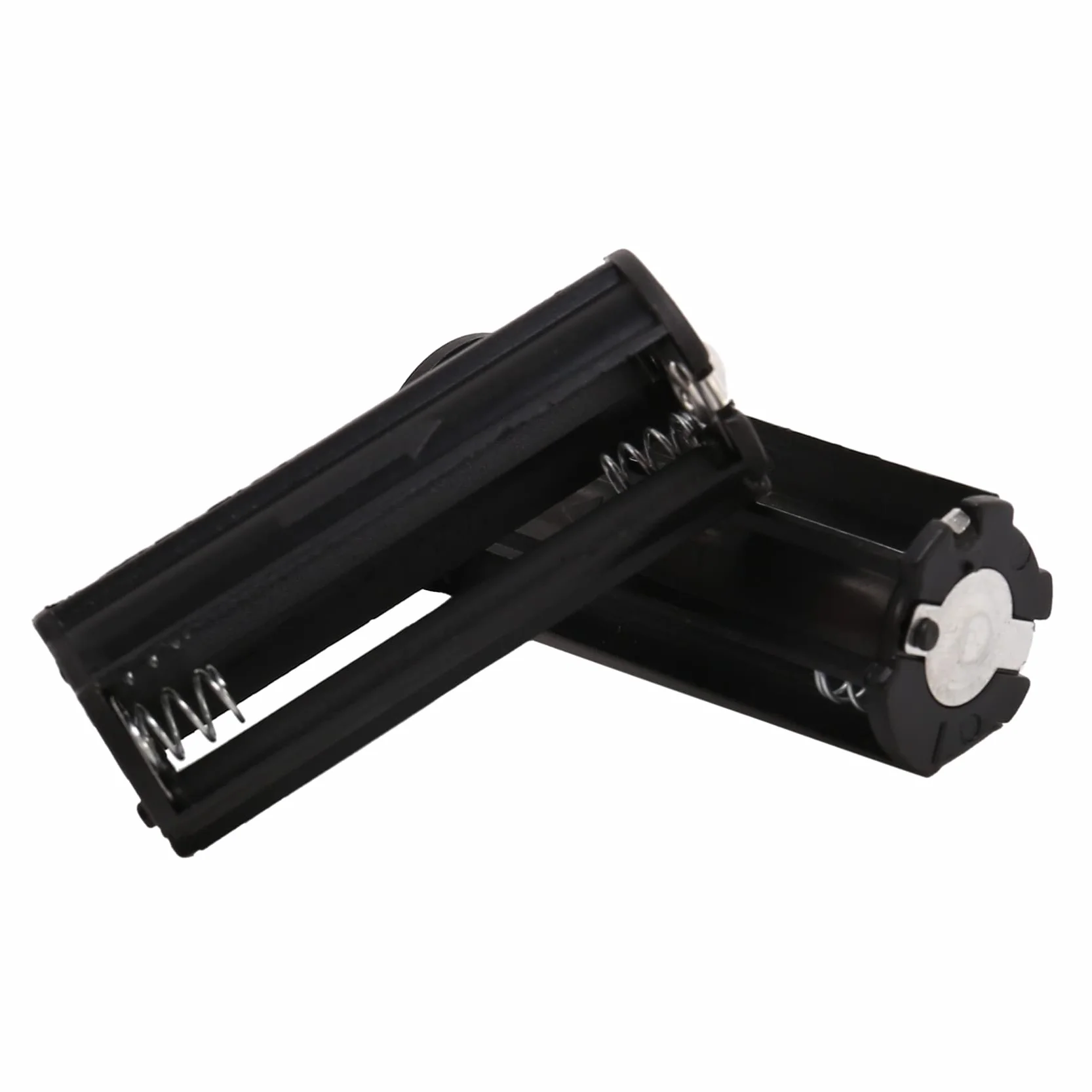 2 piezas negro soporte para batería 3 x 1,5 V AAA pilas antorcha