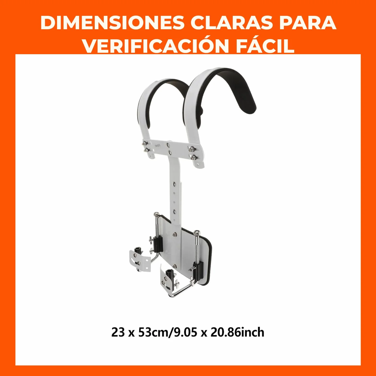 LOVIVER Soporte de Portador de Tambor de Caja Ajustable Piezas de Percusión de Aleación