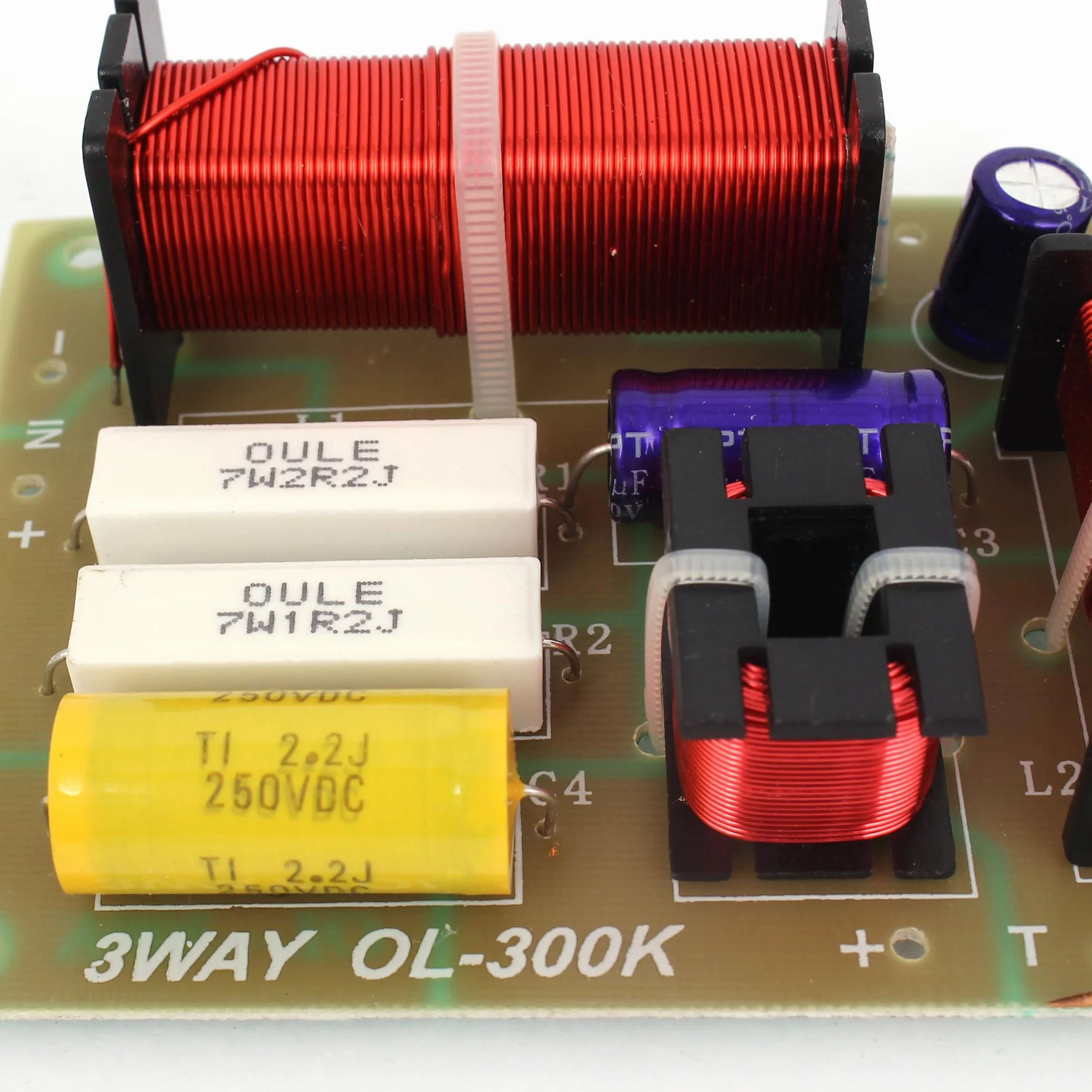 sourcing map 4000Hz 180W Filtro de Audio de 3 Vías Altavoz Divisor de Frecuencia