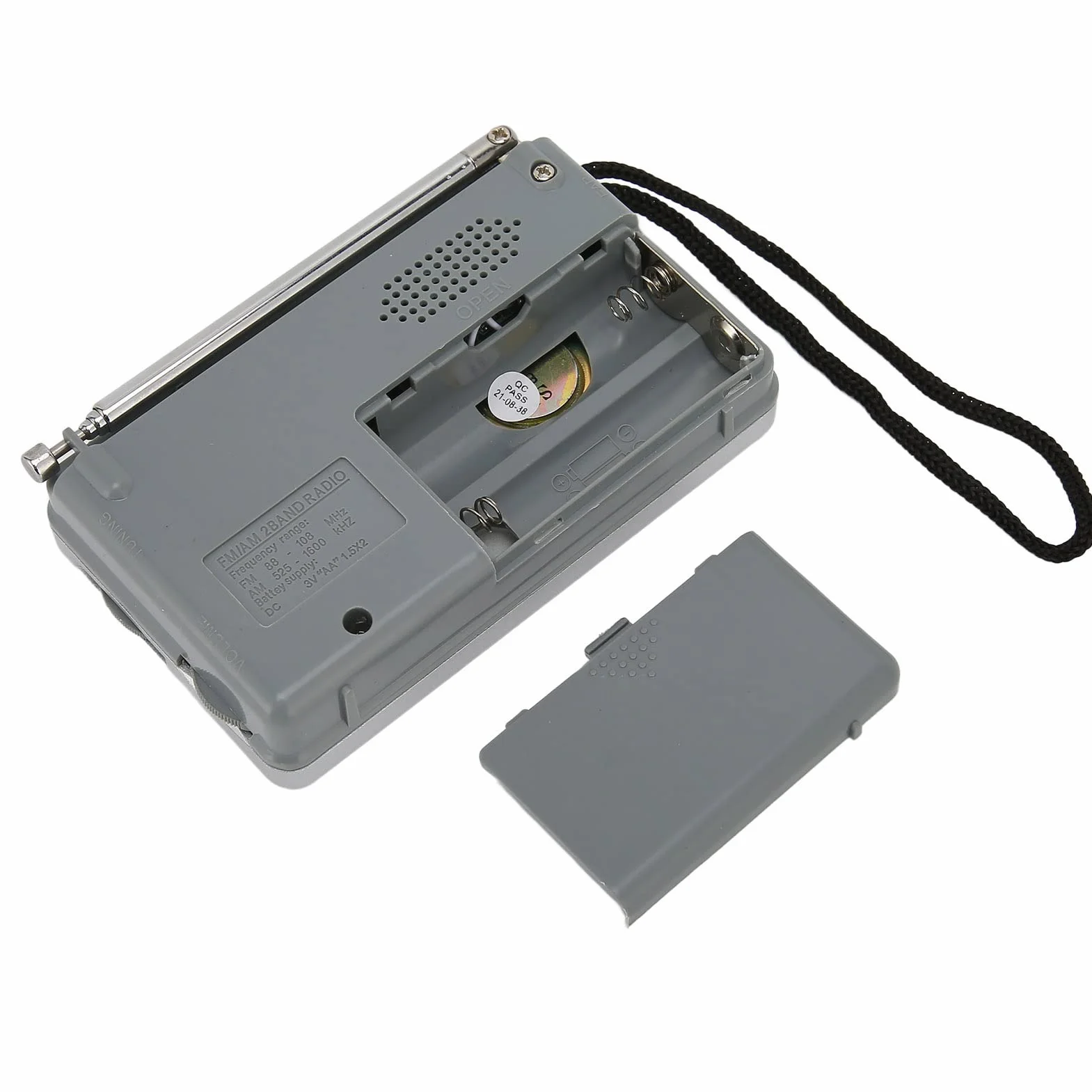 Radio Portátil, Radio de Transistor Am FM Portátil Operada por 2 Pilas AA Pequeña con Conector para Auriculares para Regalos de Ancianos para Viajes Al Aire Libre