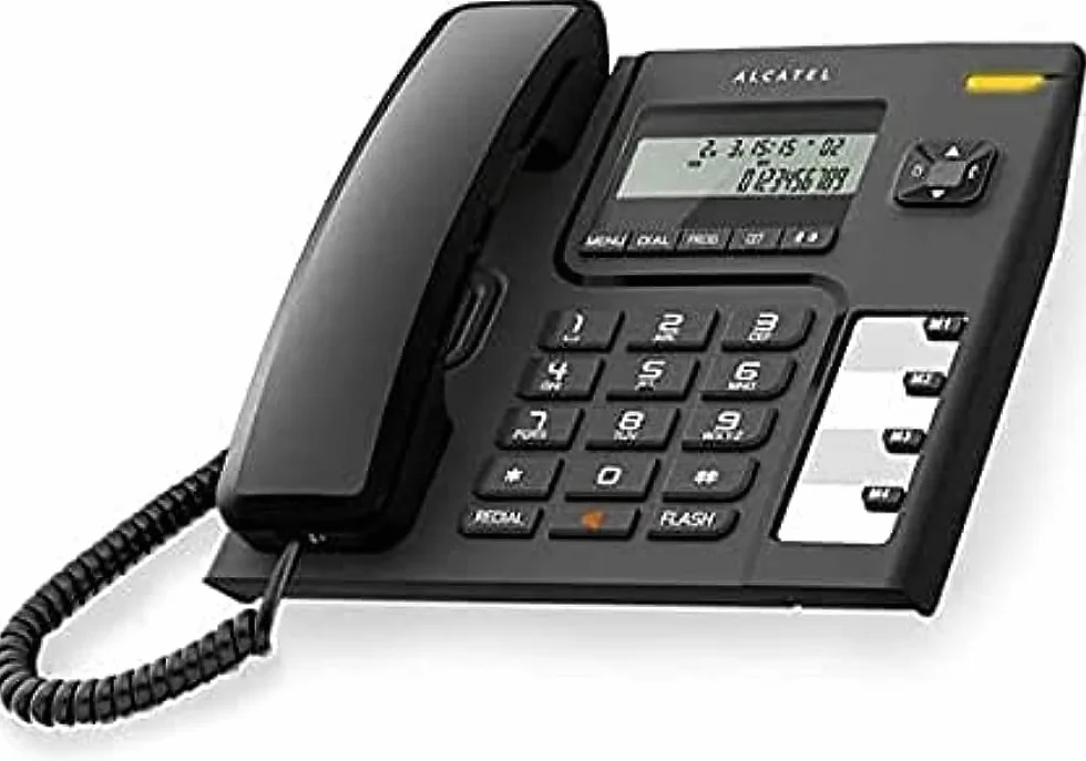 Alcatel Temporis 76 Teléfono Sobremesa con Cable Negro