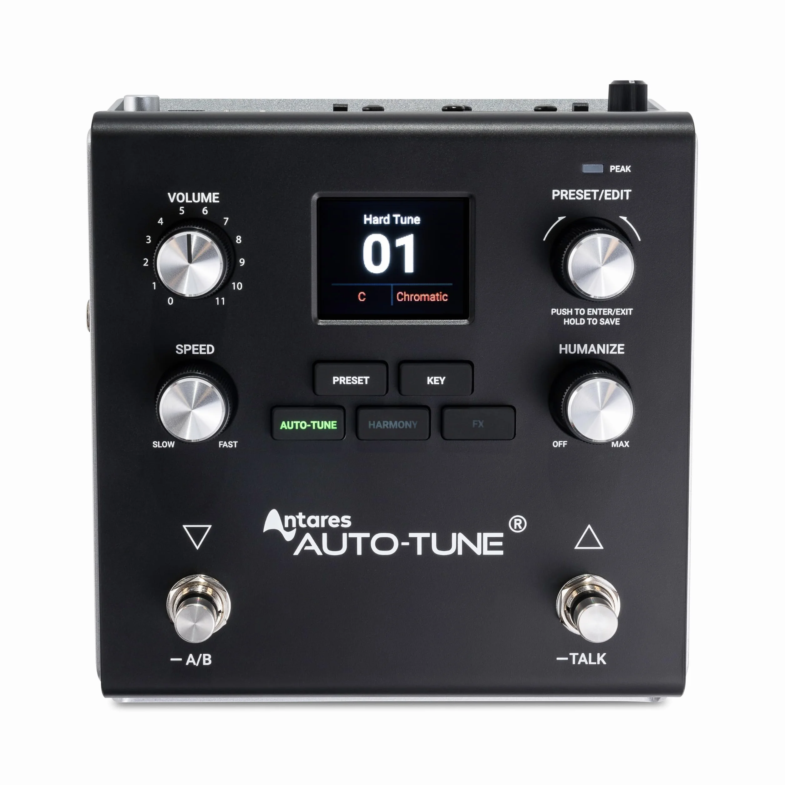 HeadRush VX5 - Pedal de Efectos Vocales con Antares AutoTune para Armonía vocal con Corrección de Tono Instantánea y Entrada para Micrófono y Guitarra
