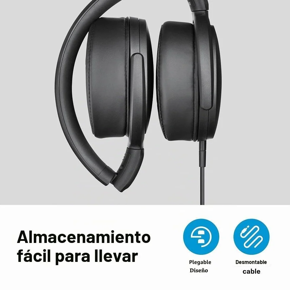 Sennheiser HD 400S - Auriculares circumaurales con Control Remoto Inteligente Universal, Color Negro