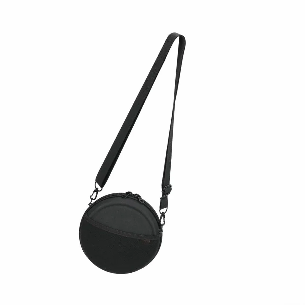 Funda para reproductor de CD portátil, funda rígida de EVA con correa para el hombro, color negro, protección de almacenamiento para reproductores de música Discman y audiófilos
