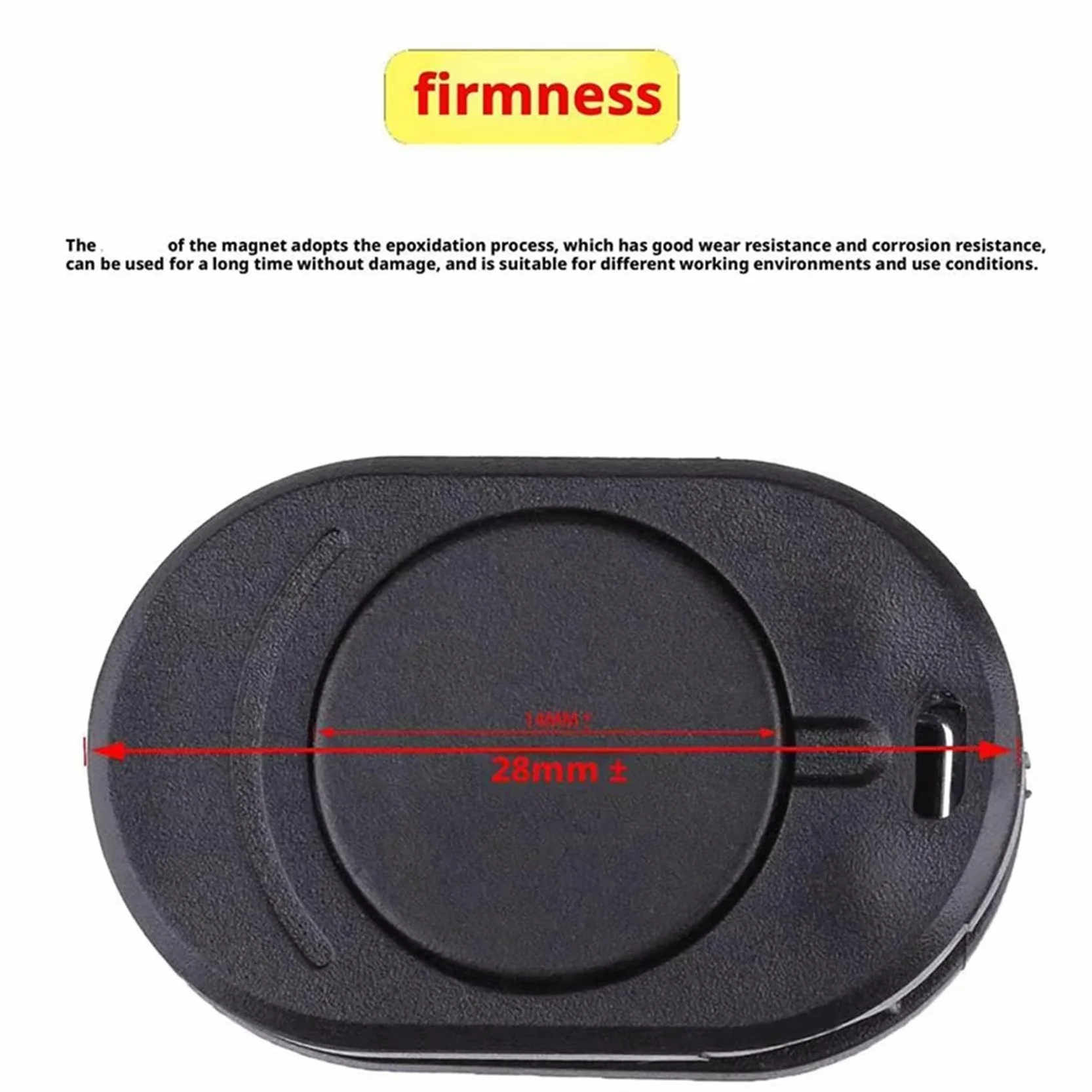 2 clips traseros magnéticos para micrófono inalámbrico, cuello de clip magnético, soporte magnético para micrófono